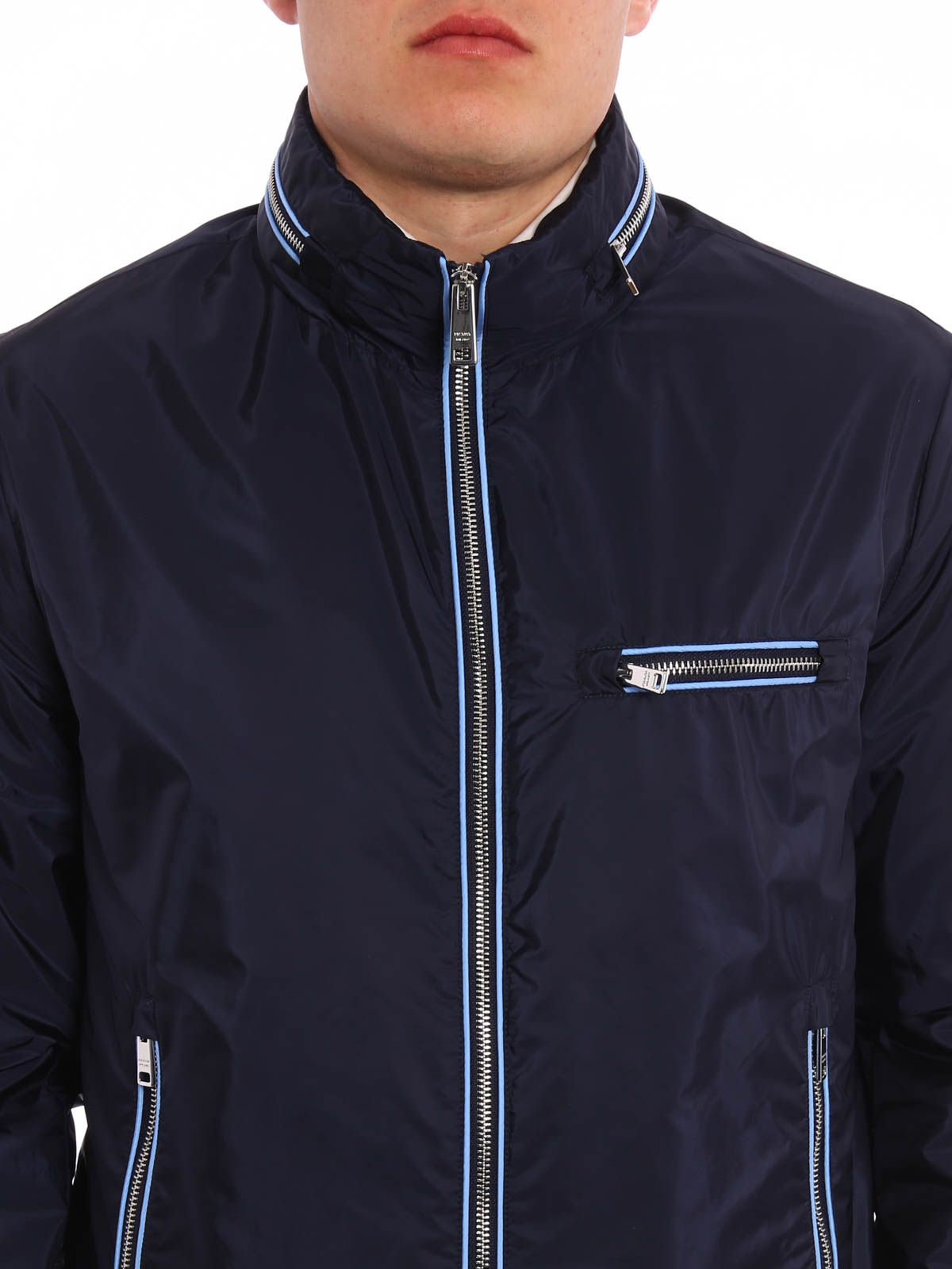 Prada Linea Rossa Waterproof jacket - Dark Blue