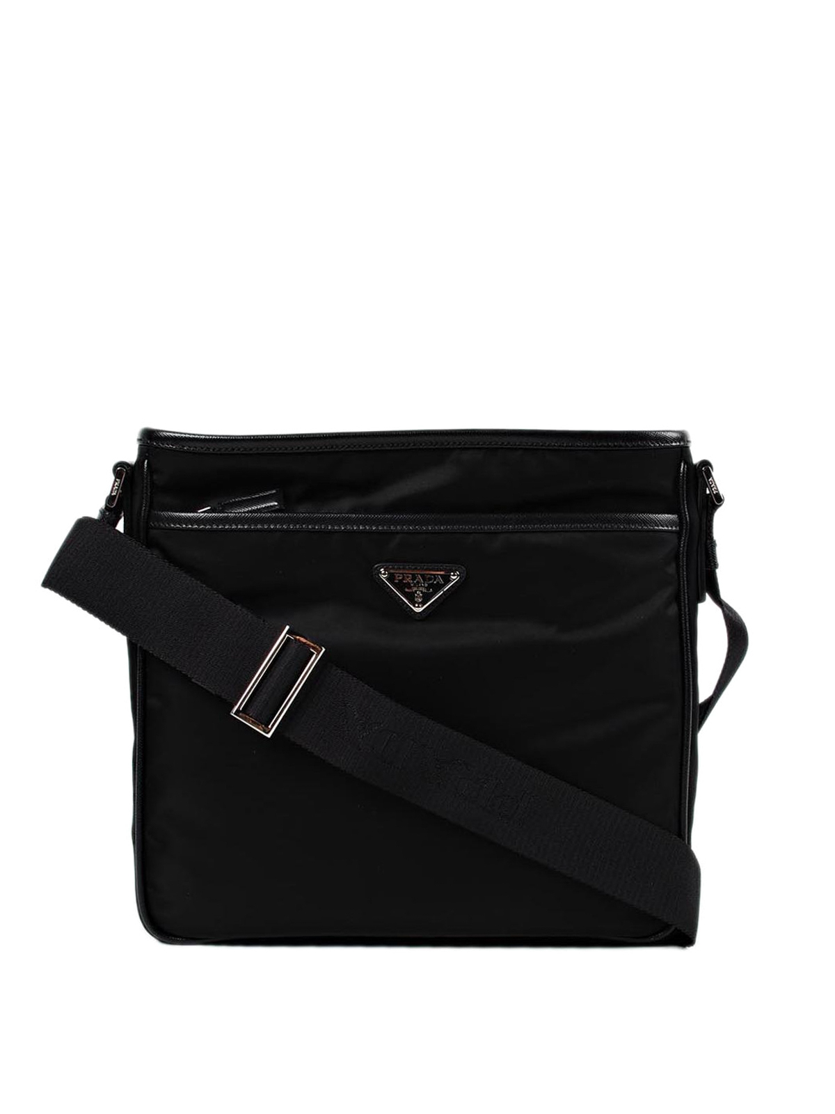Prada Messenger shoulder bag in black nylon