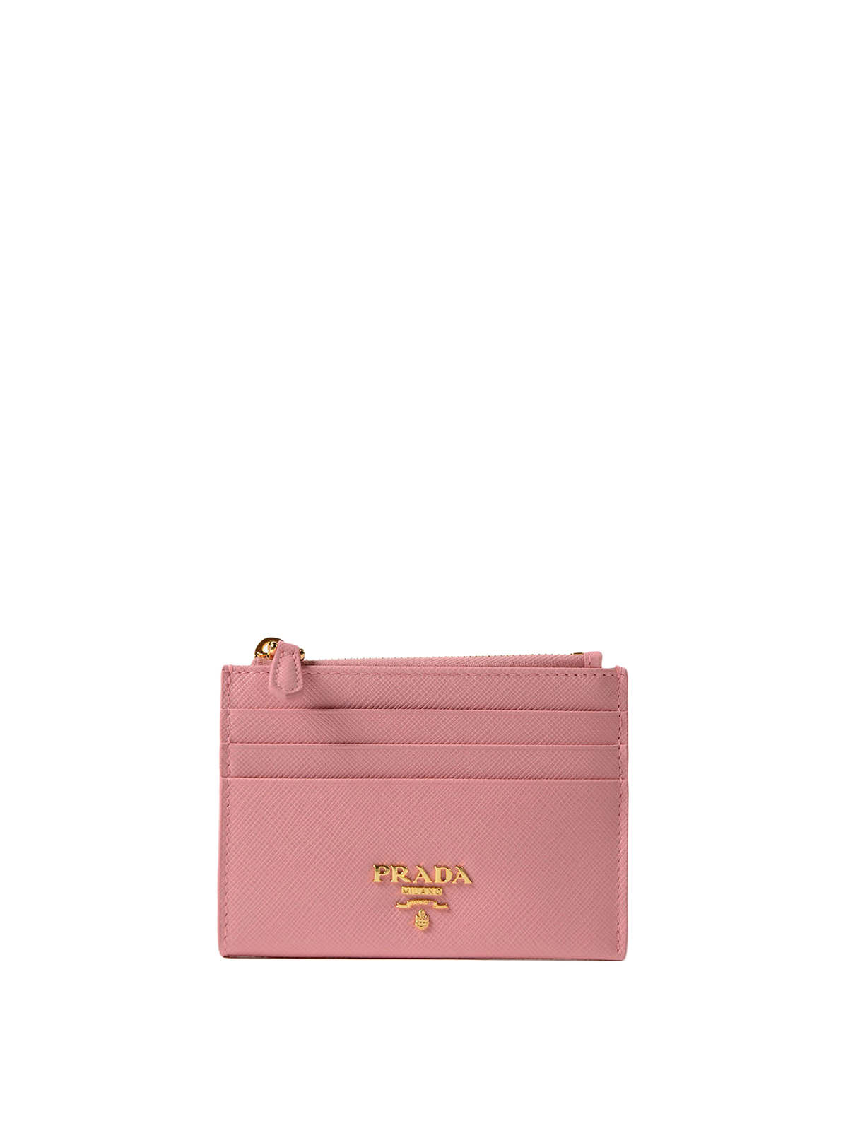 Authentic Prada Saffiano Pink Leather Wallet
