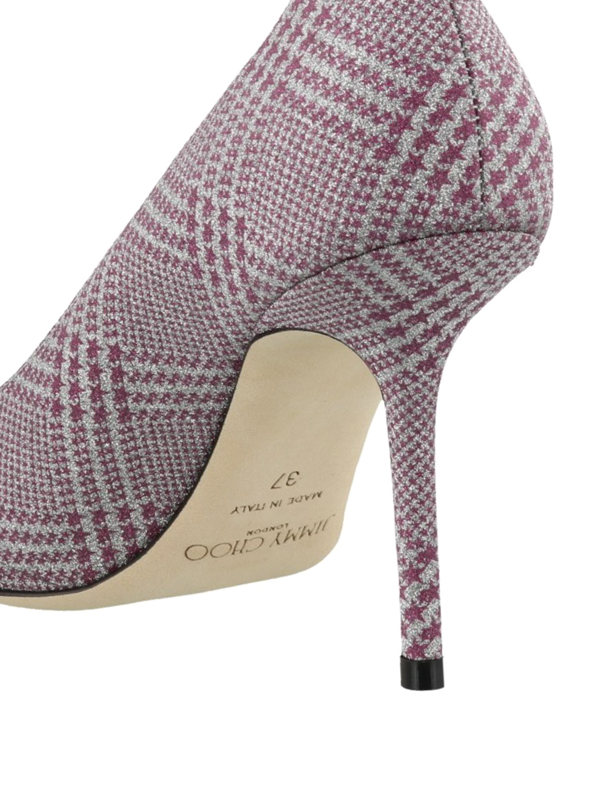 JIMMY CHOO❤︎パンプス JIMMY CHOO LOVE 85 パンプス 37.5 紫（三越伊勢丹 | JIMMY CHOO
