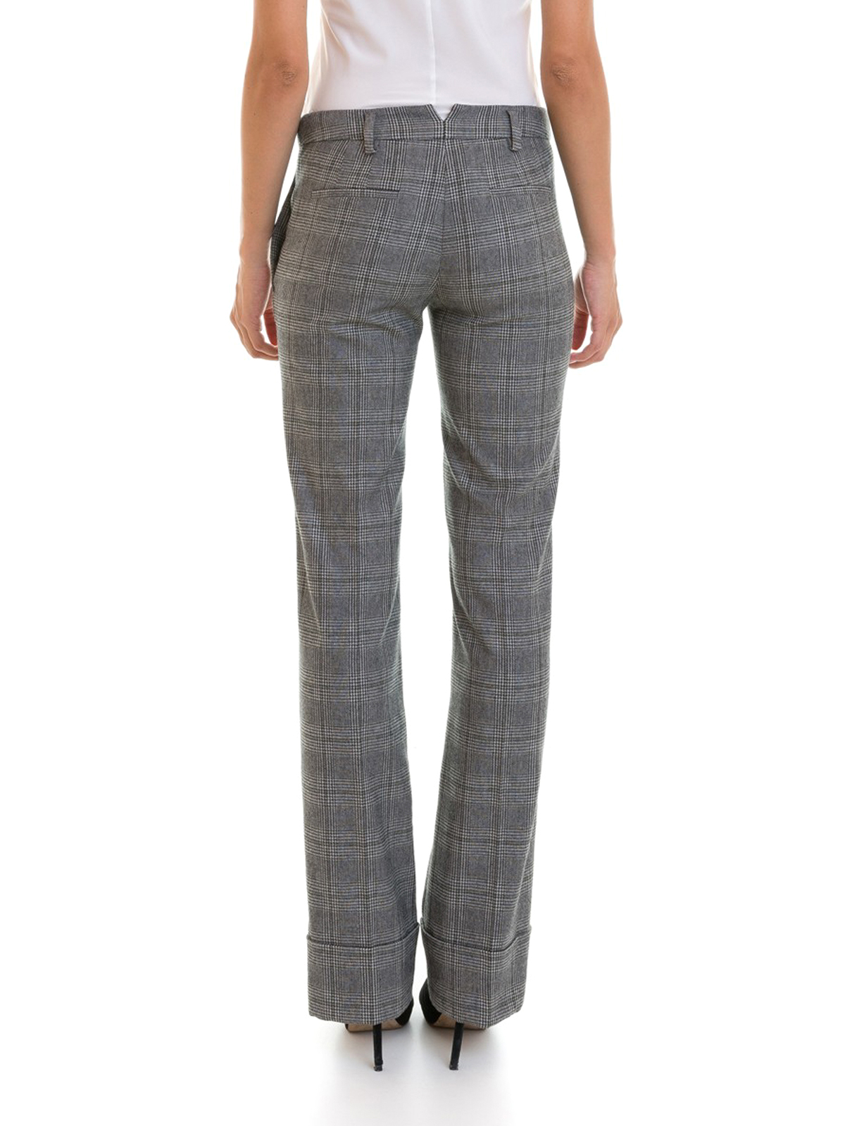 Versace plaid hot sale pants