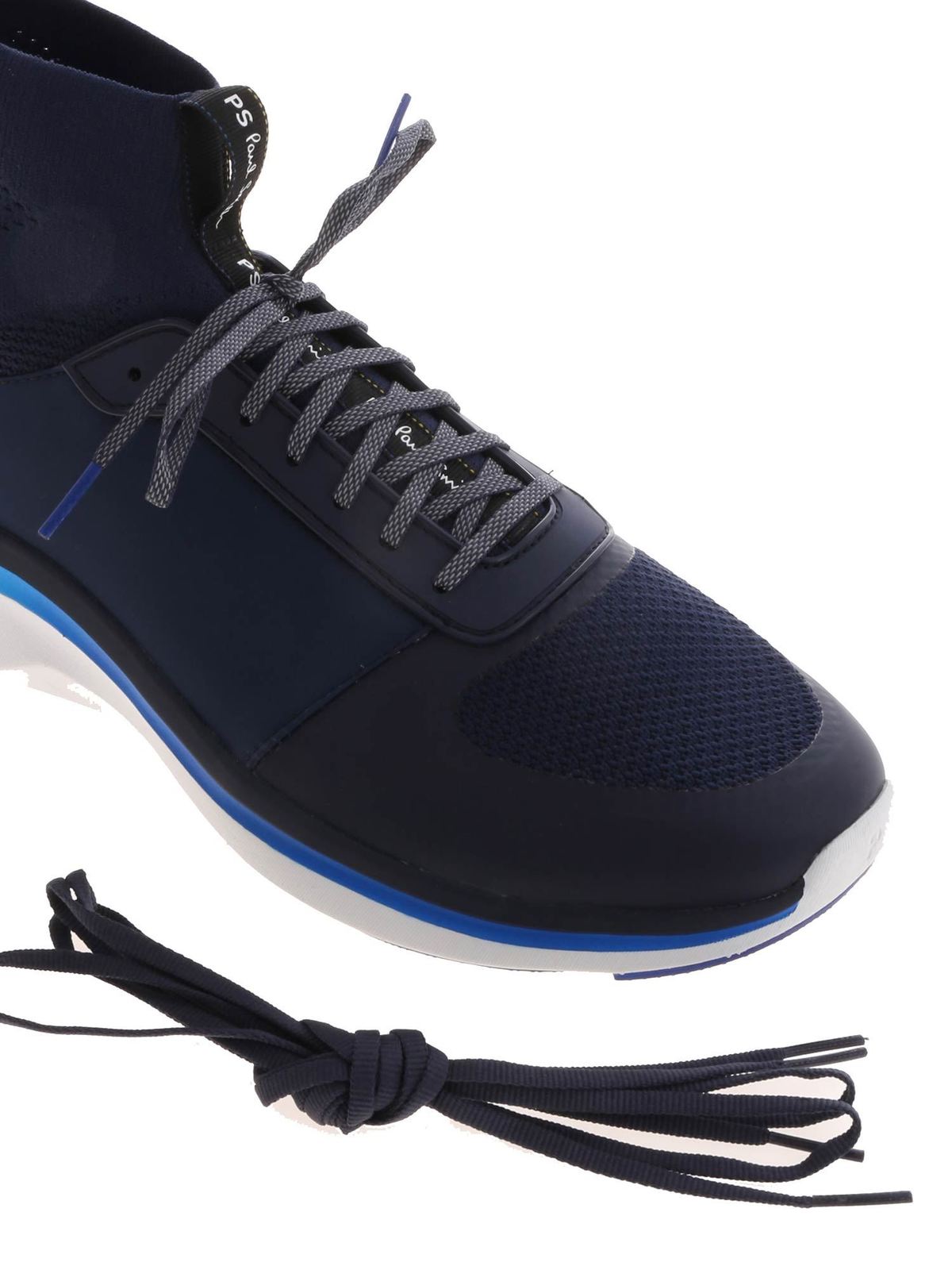 Shop Ps By Paul Smith Blue "zookie" Sneakers In Azul
