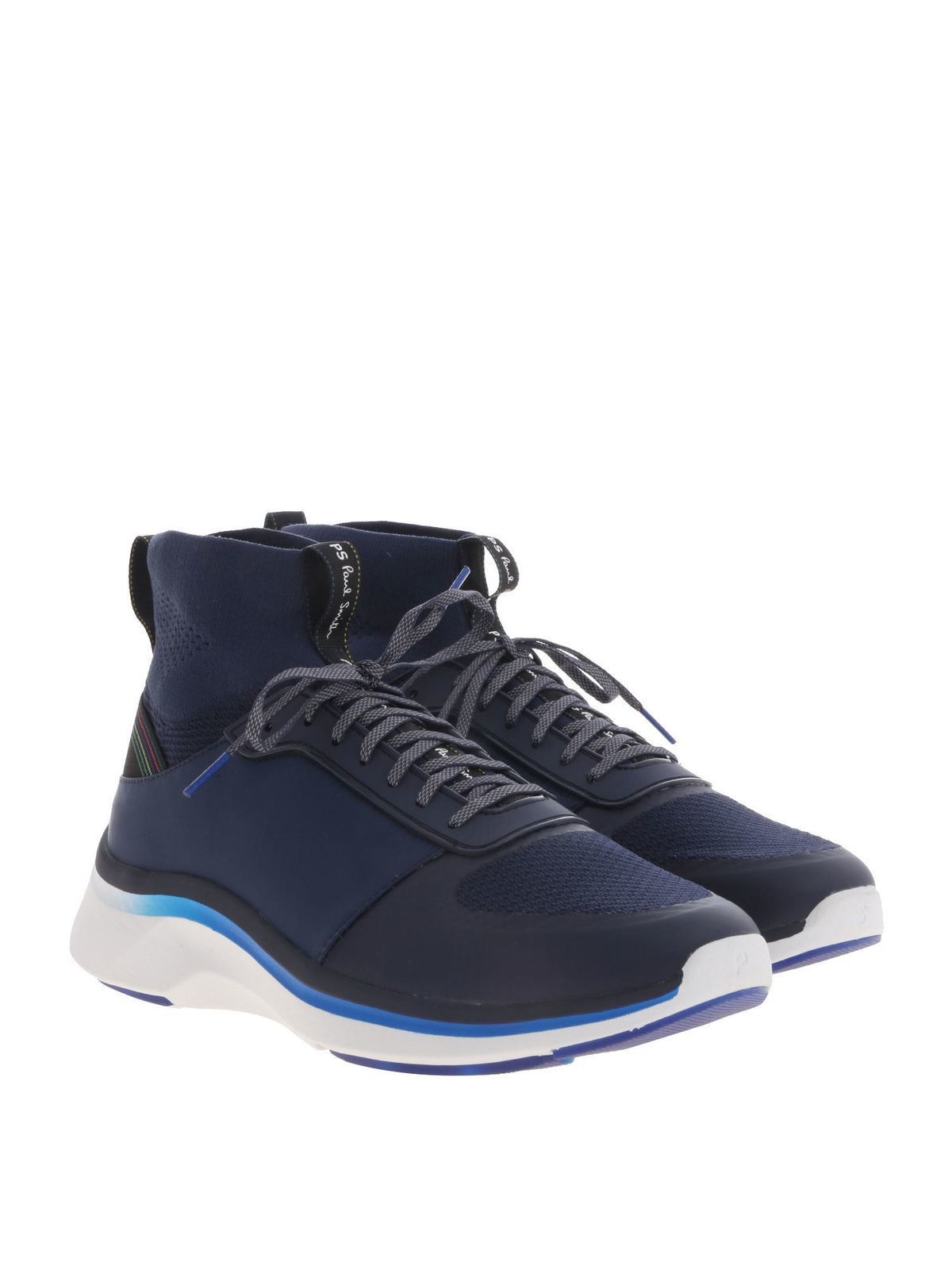 Shop Ps By Paul Smith Blue "zookie" Sneakers In Azul