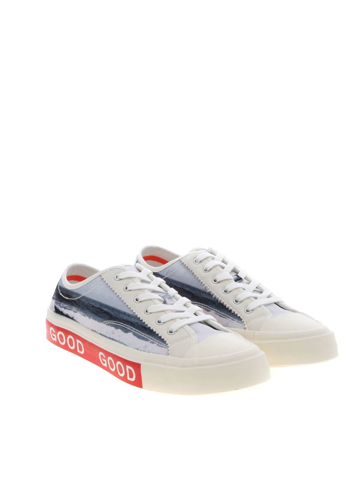 Shop Ps By Paul Smith Fennec Cream-colored Sneakers In White