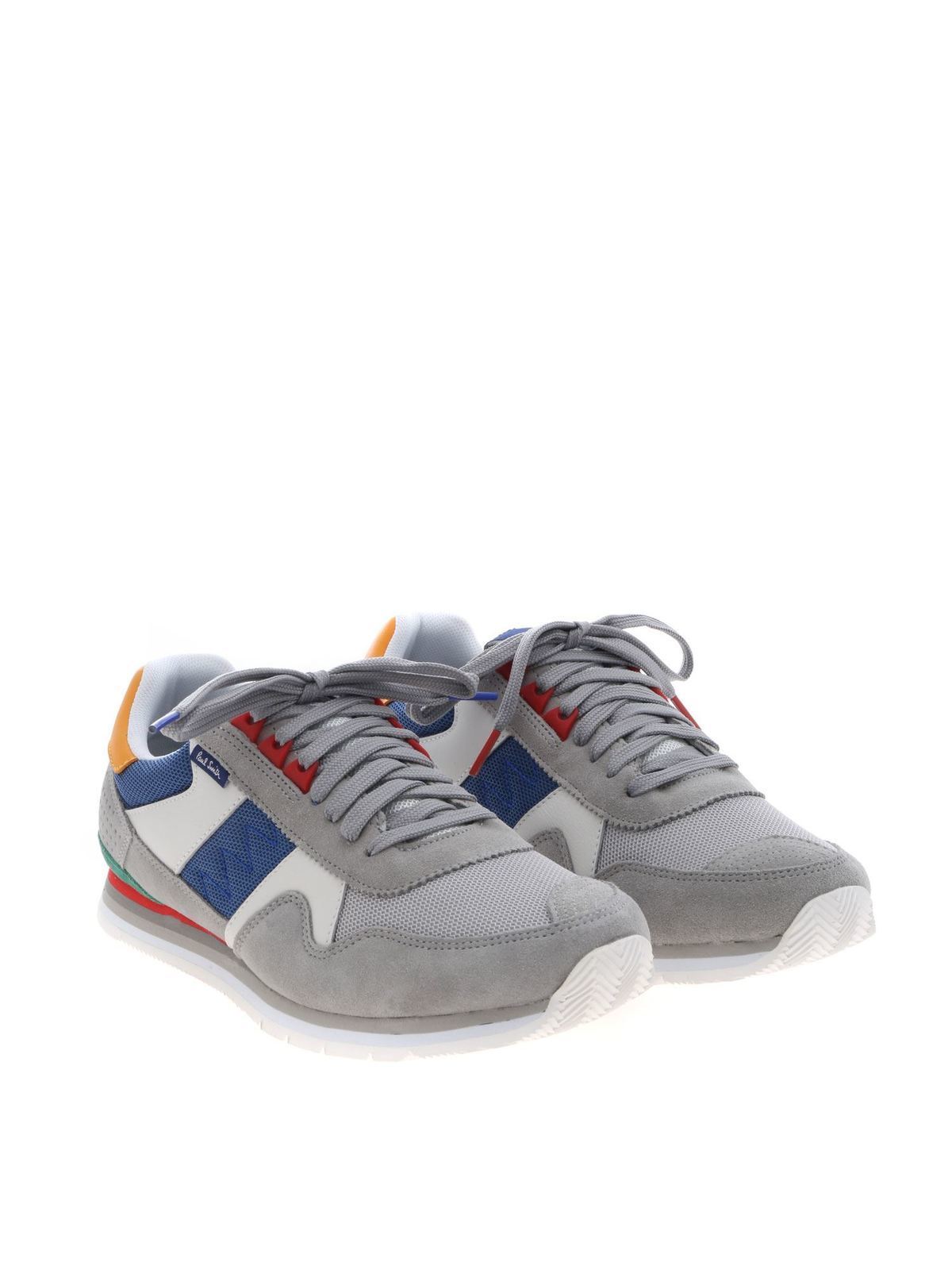 Shop Ps By Paul Smith Vinny Sneakers In Grey Suede