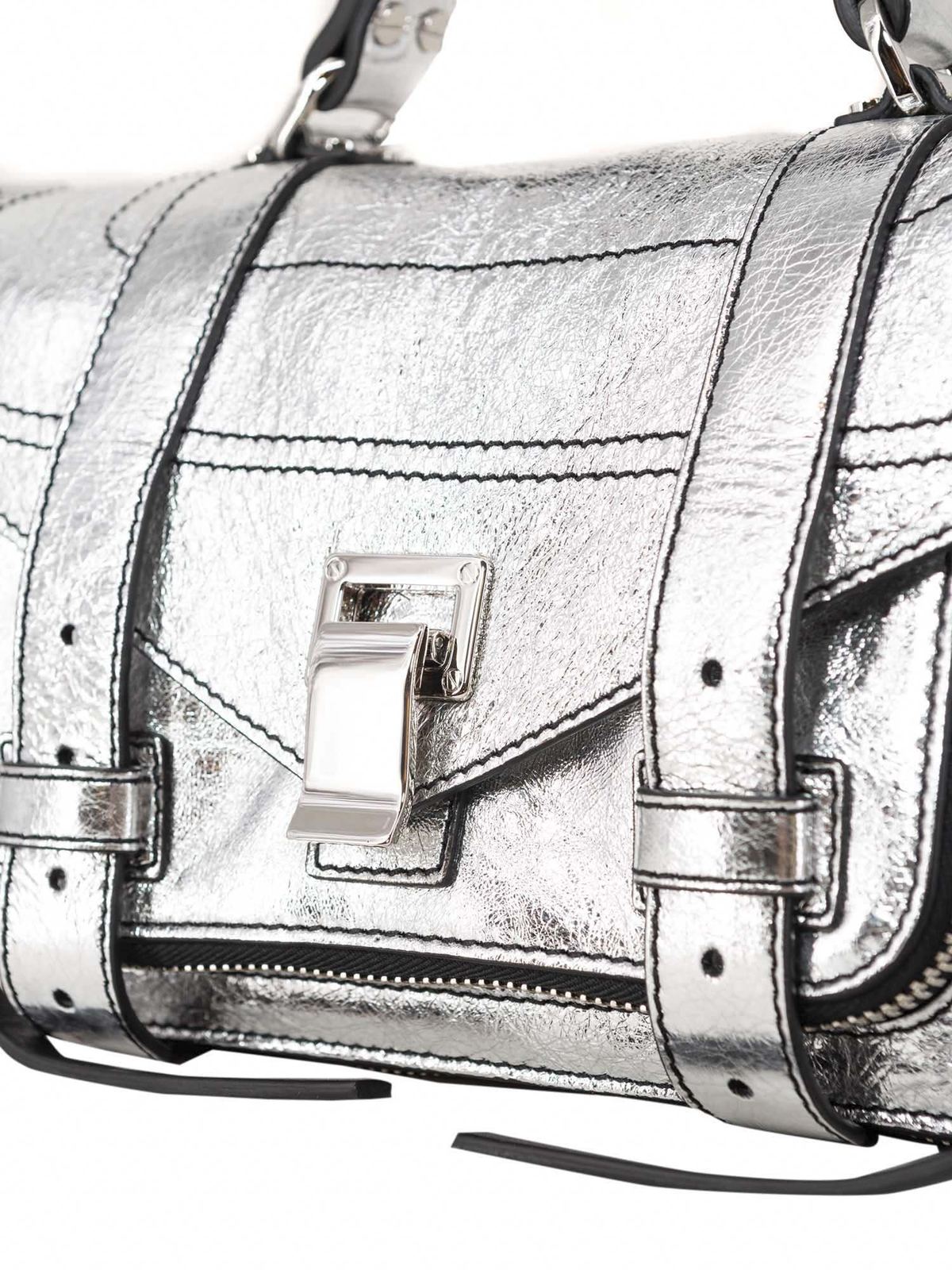 ps1 zip tiny bag in silver