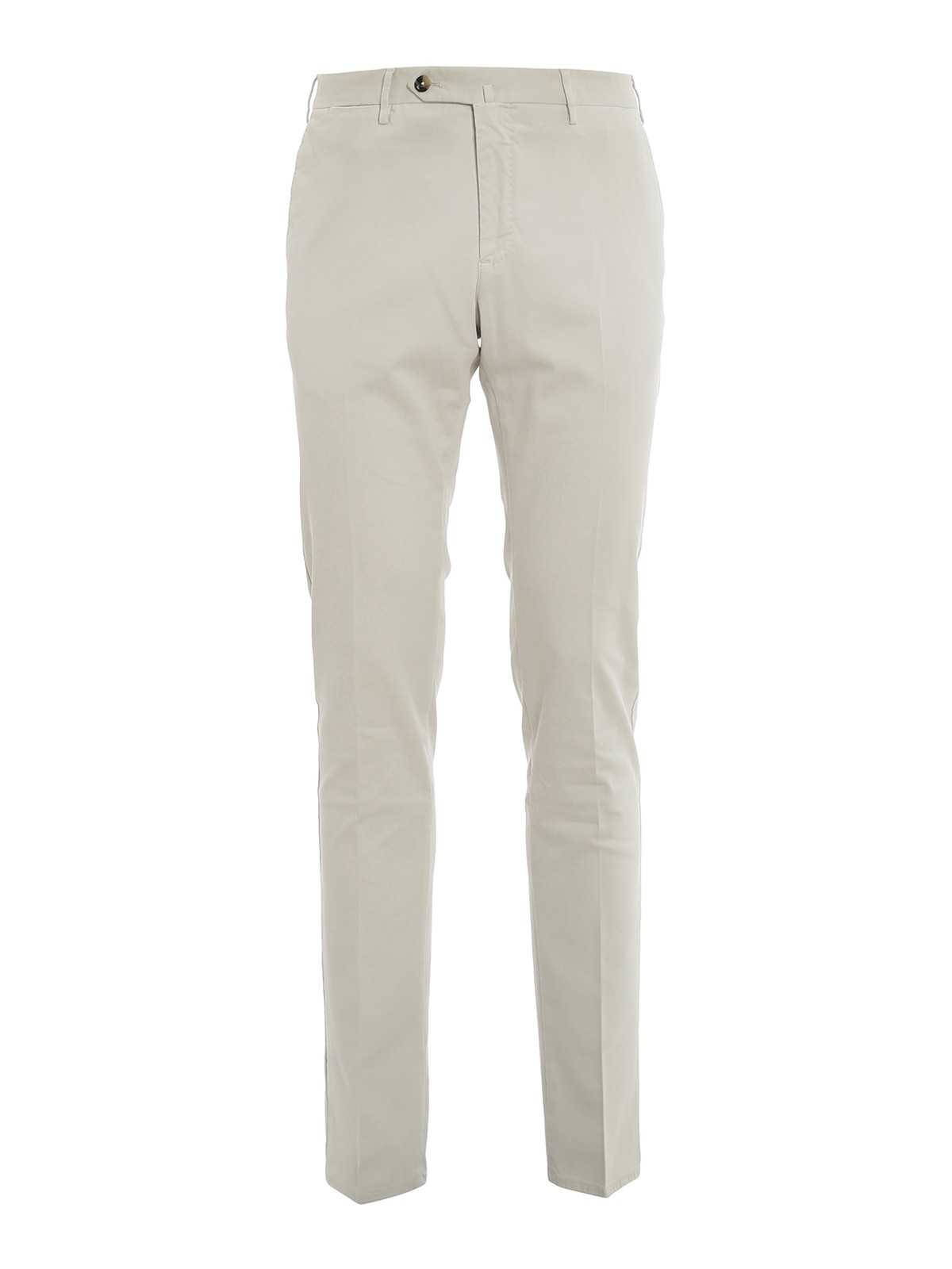 Stretch cotton-blend trousers