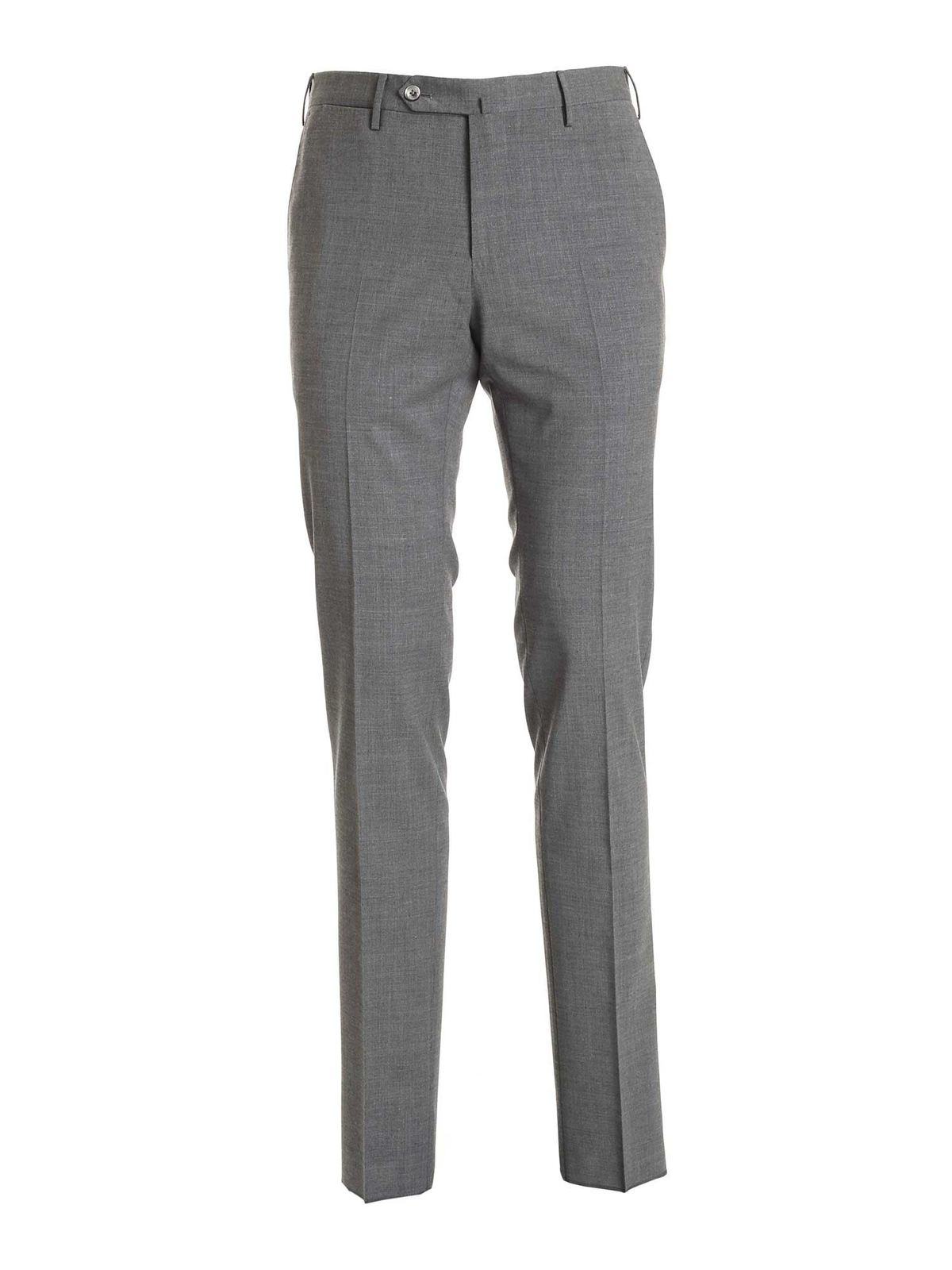 Pt Torino Superslim fit pants in melange grey|CODSTVZ00TVLPO350230
