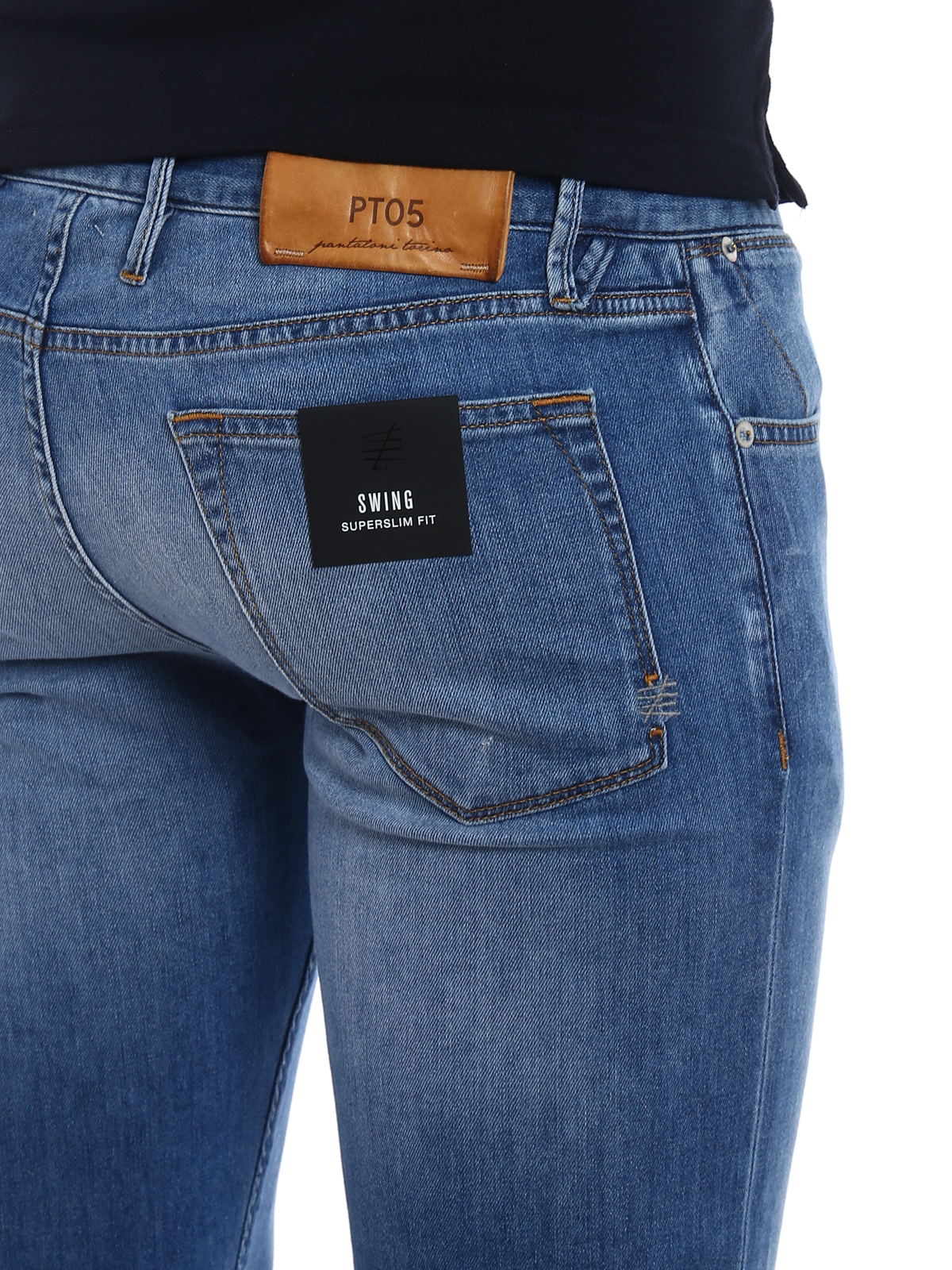 Straight leg jeans Pt Torino - Swing super slim fit jeans