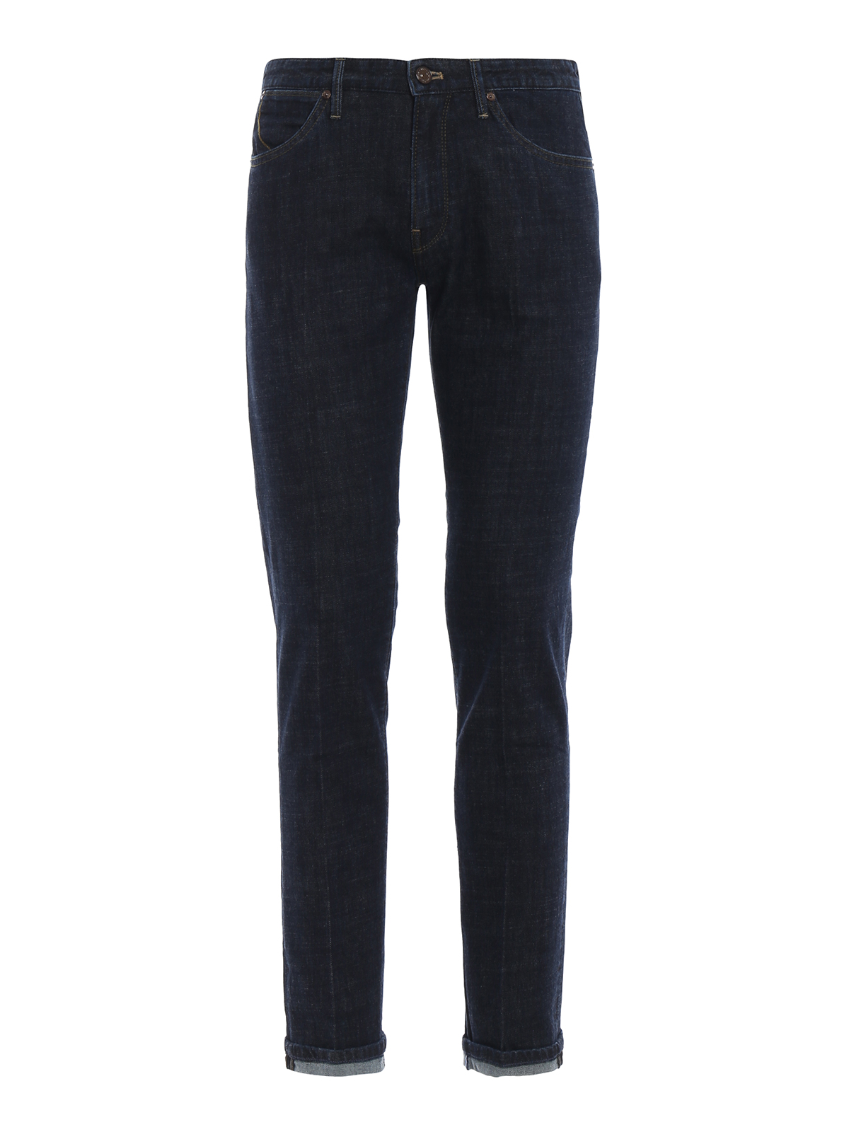 Straight leg jeans Pt Torino - Swing-Super slim fit dark jeans