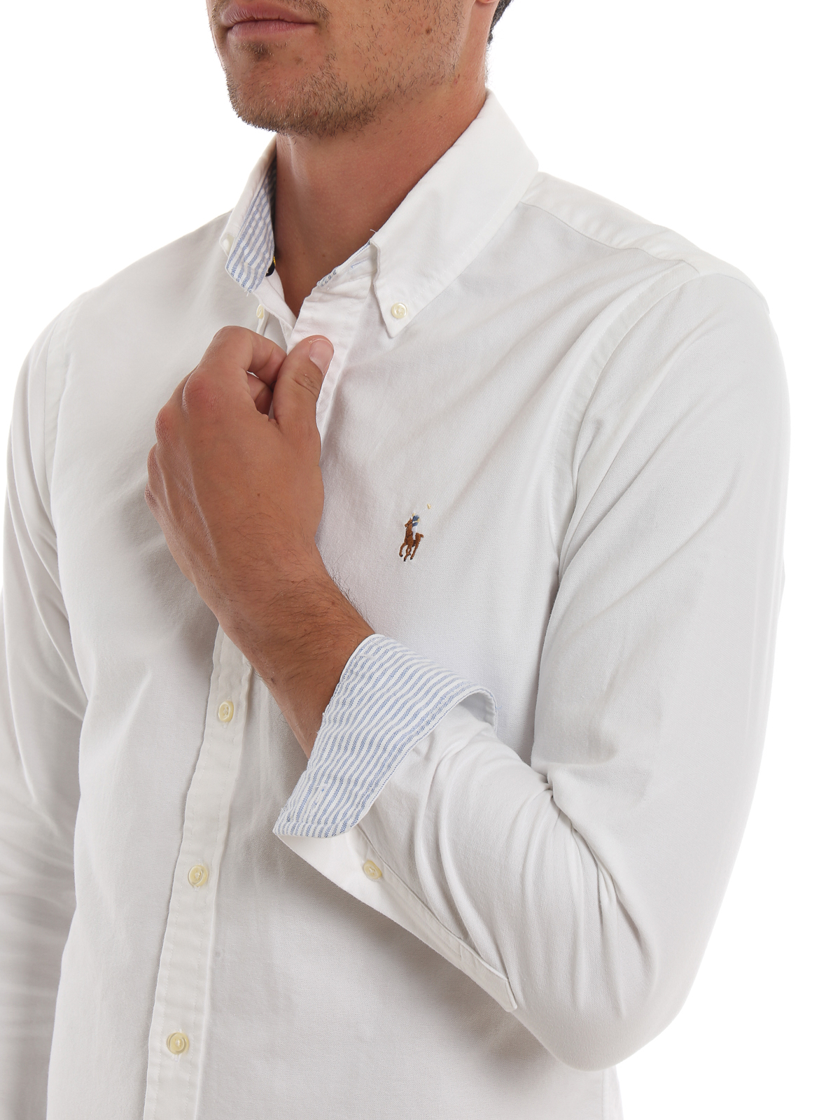 Shop Ralph Lauren Camisa - Oxford In White