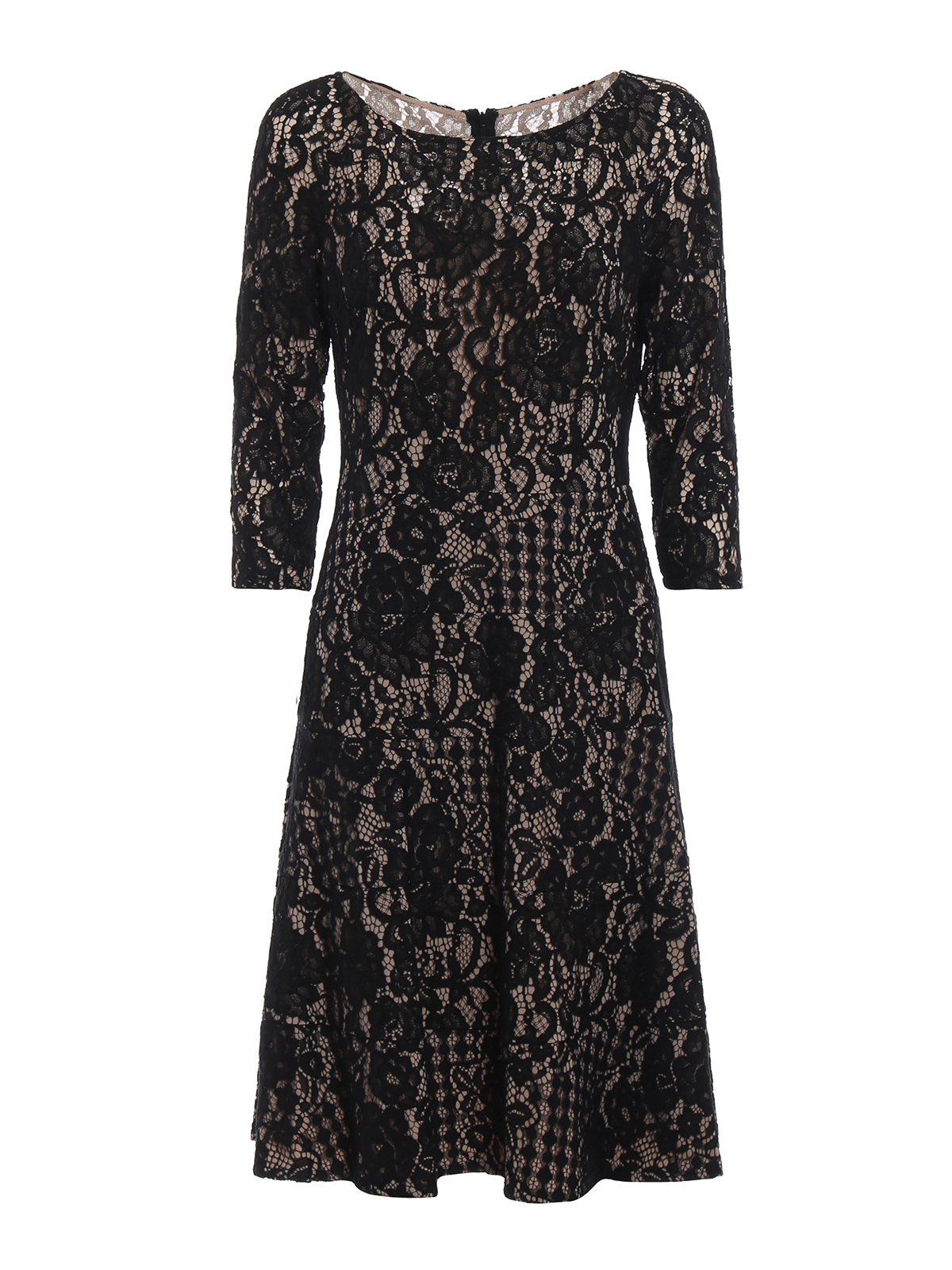 Ralph Lauren See-through lace short sleeve dress|253717002001 Ralph Lauren See-through lace short sleeve dress|253717002001