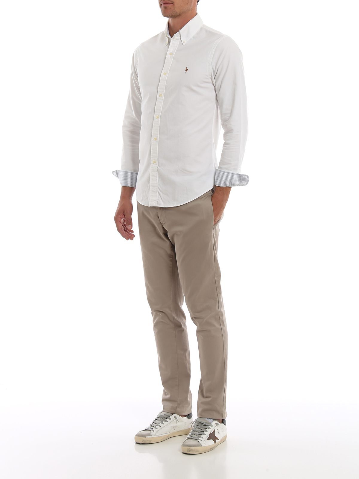 Shop Ralph Lauren Camisa - Oxford In White