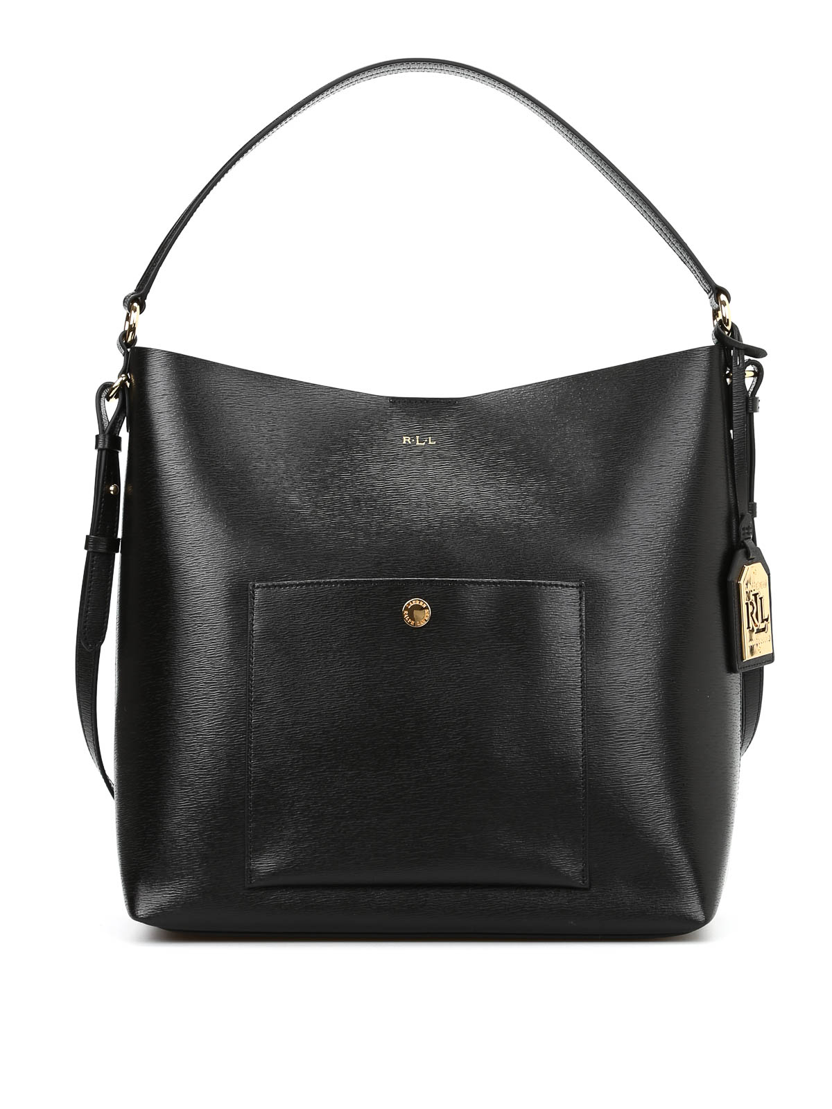 Ralph Lauren Pocket shoulder bag - Black|N91L7197AL268A0001