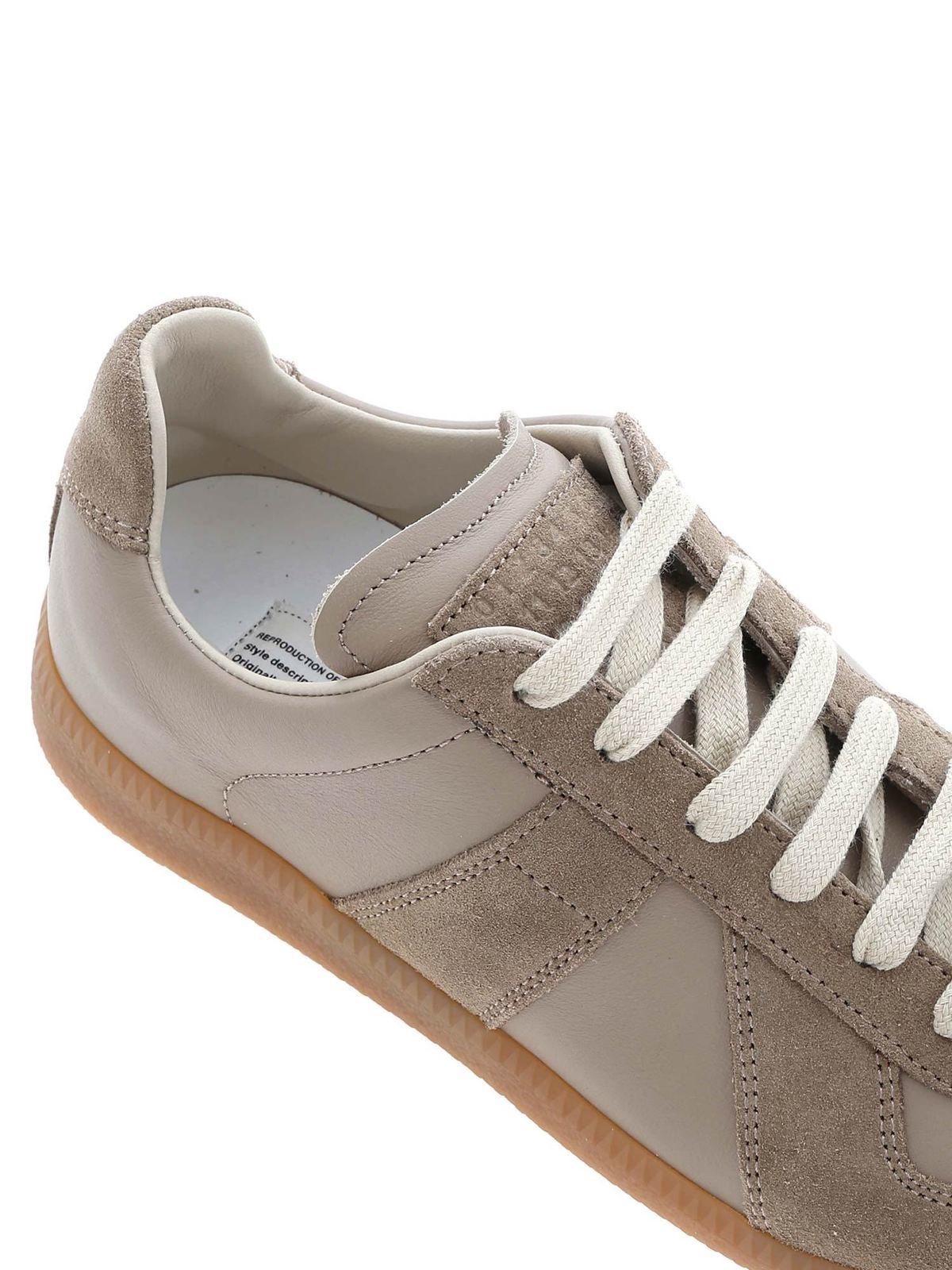 Maison Margiela Replica sneakers in hazelnut color|S58WS0109P1895T2076