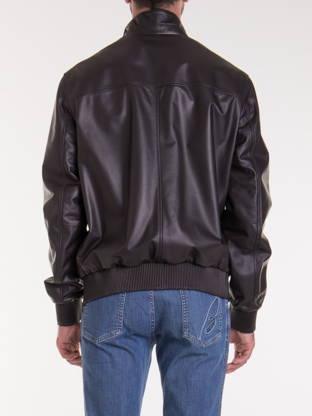 reversible leather jacket