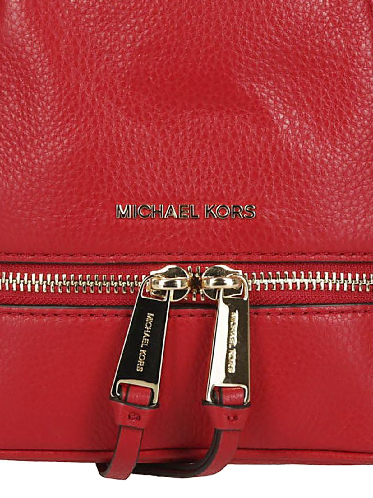 Backpacks Michael Kors - Rhea Mini red leather backpack - 30T6GEZB1L204