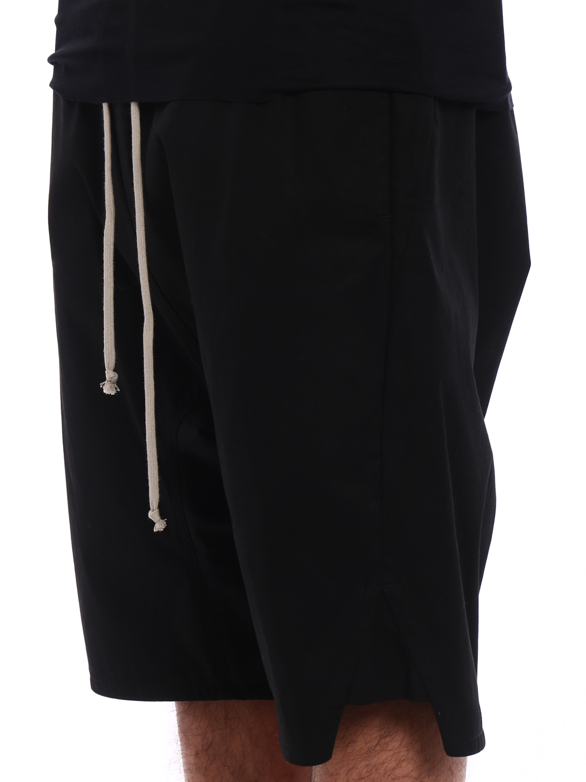 Trousers Shorts Rick Owens - Basket Swinger cotton trousers