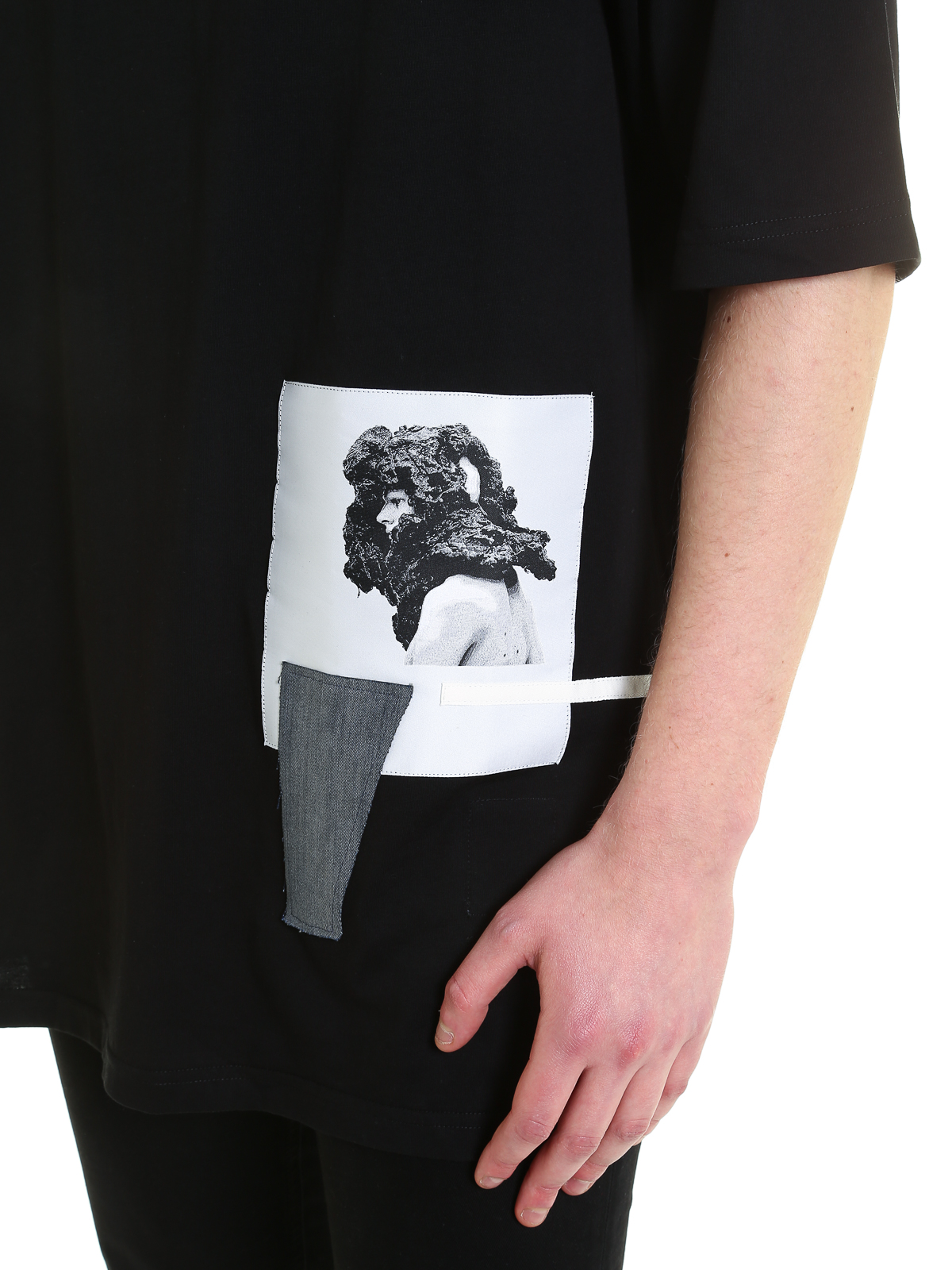 T-shirts Rick Owens - D S Jumbo Tee - DU17S5274RNPAT109 | thebs.com