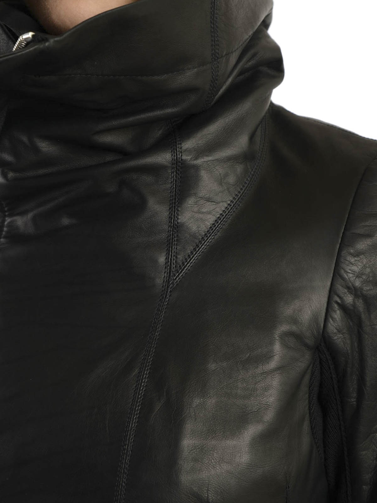 関税送料込★RICK OWENS☆Naska Biker レザージャケット Rick Owens Naska Leather Biker Jacket | Black | FARFETCH