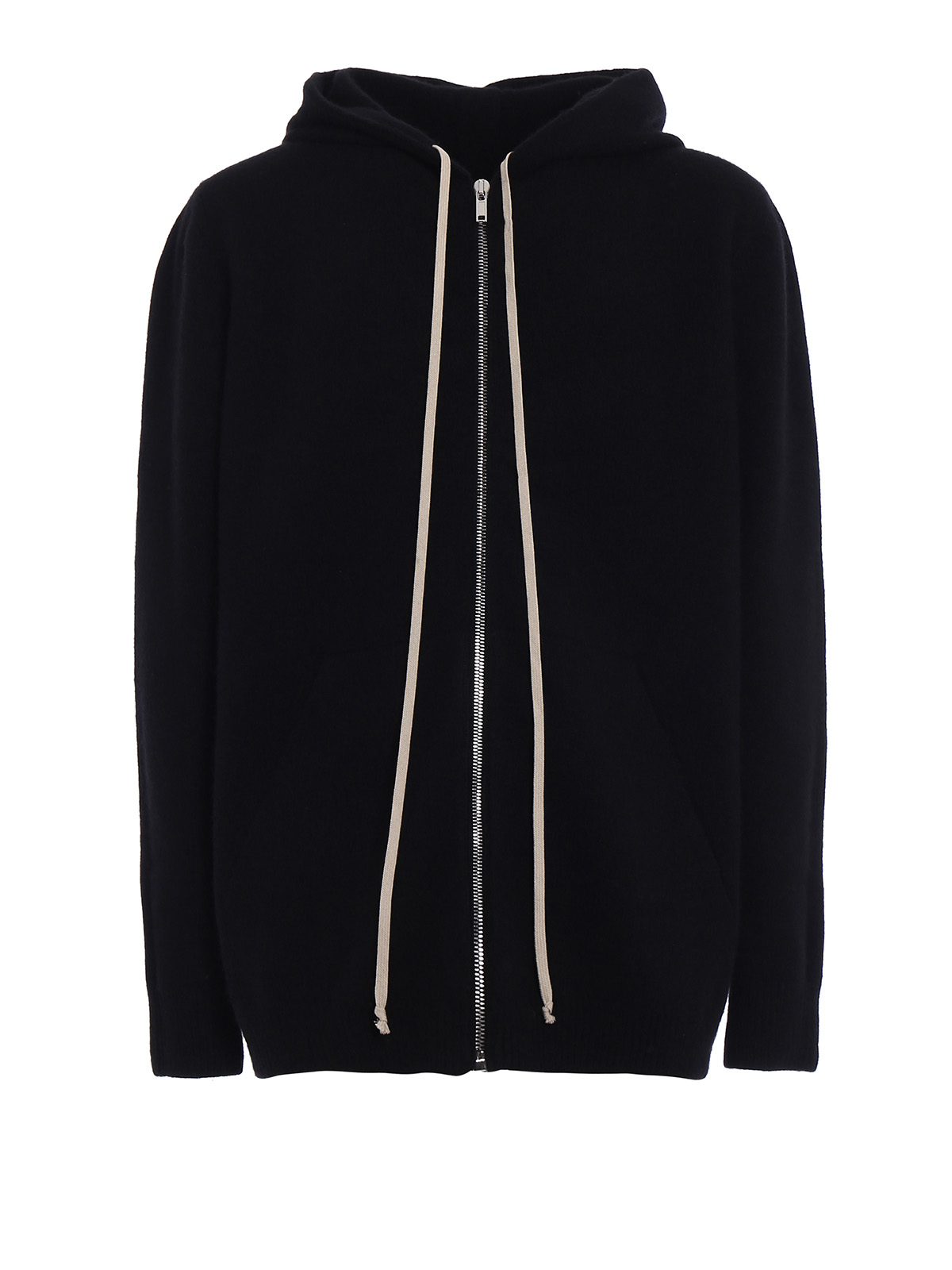 Rick Owens Faun Jason cashmere hoodie - Black|RR17F8614HWSB09