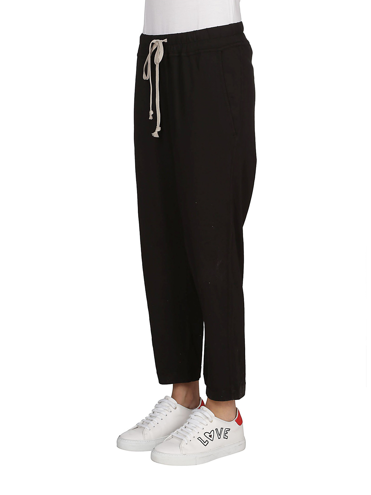 新品　Rick Owens DRKSHDW　カプリパンツ　スウェットパンツ 新品Rick Owens DRKSHDWカプリパンツスウェットパンツ