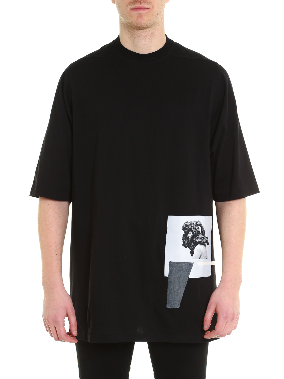 T-shirts Rick Owens - D S Jumbo Tee - DU17S5274RNPAT109