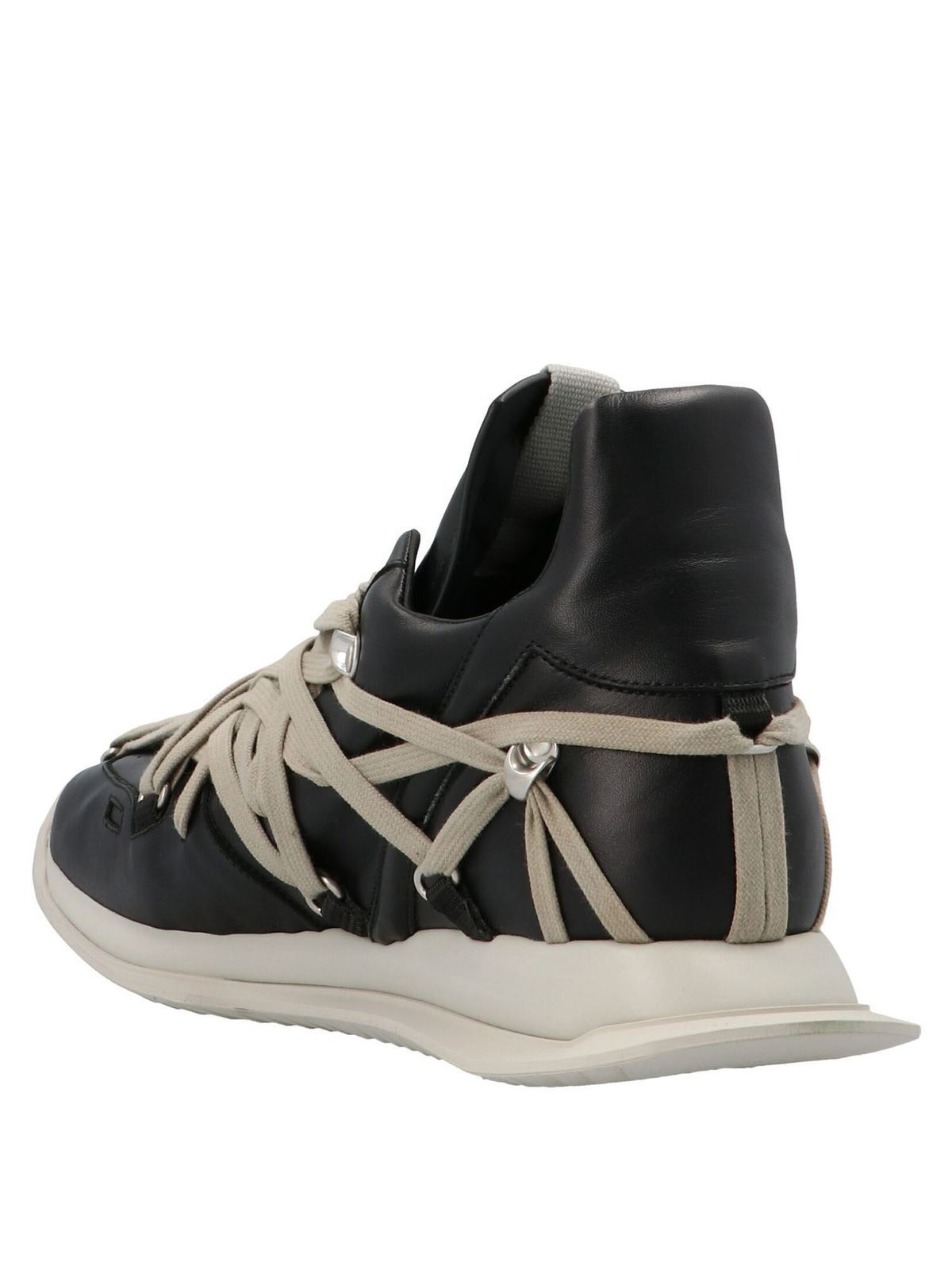 靴 Rick owens megalaced runner sneakers 39 Rick owens megalaced