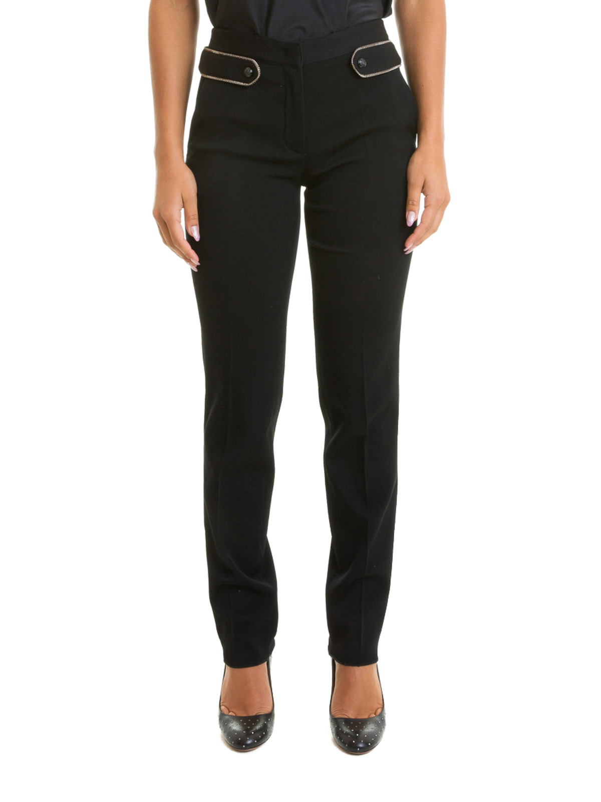 ROBERTO CAVALLI | Black Women's Casual Trouser | YOOX