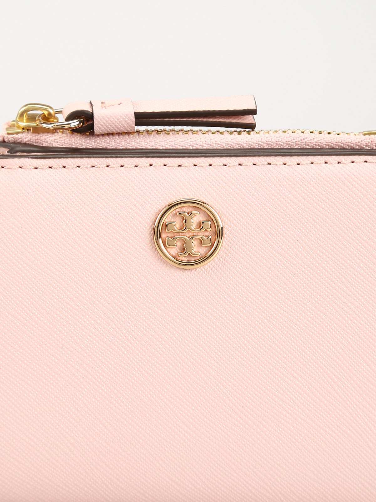 Wallets & purses Tory Burch - Robinson Mini pink wallet - 54449652