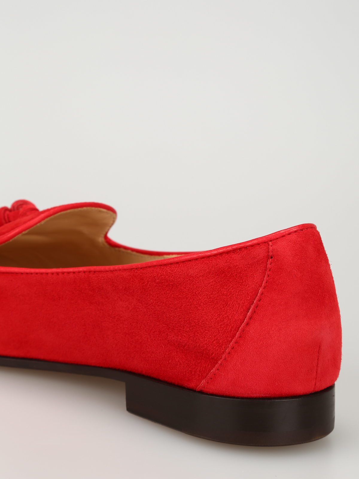 Loafers & Slippers Doucal's - Roger bright red suede loafers -  8313MEGANF064TR00