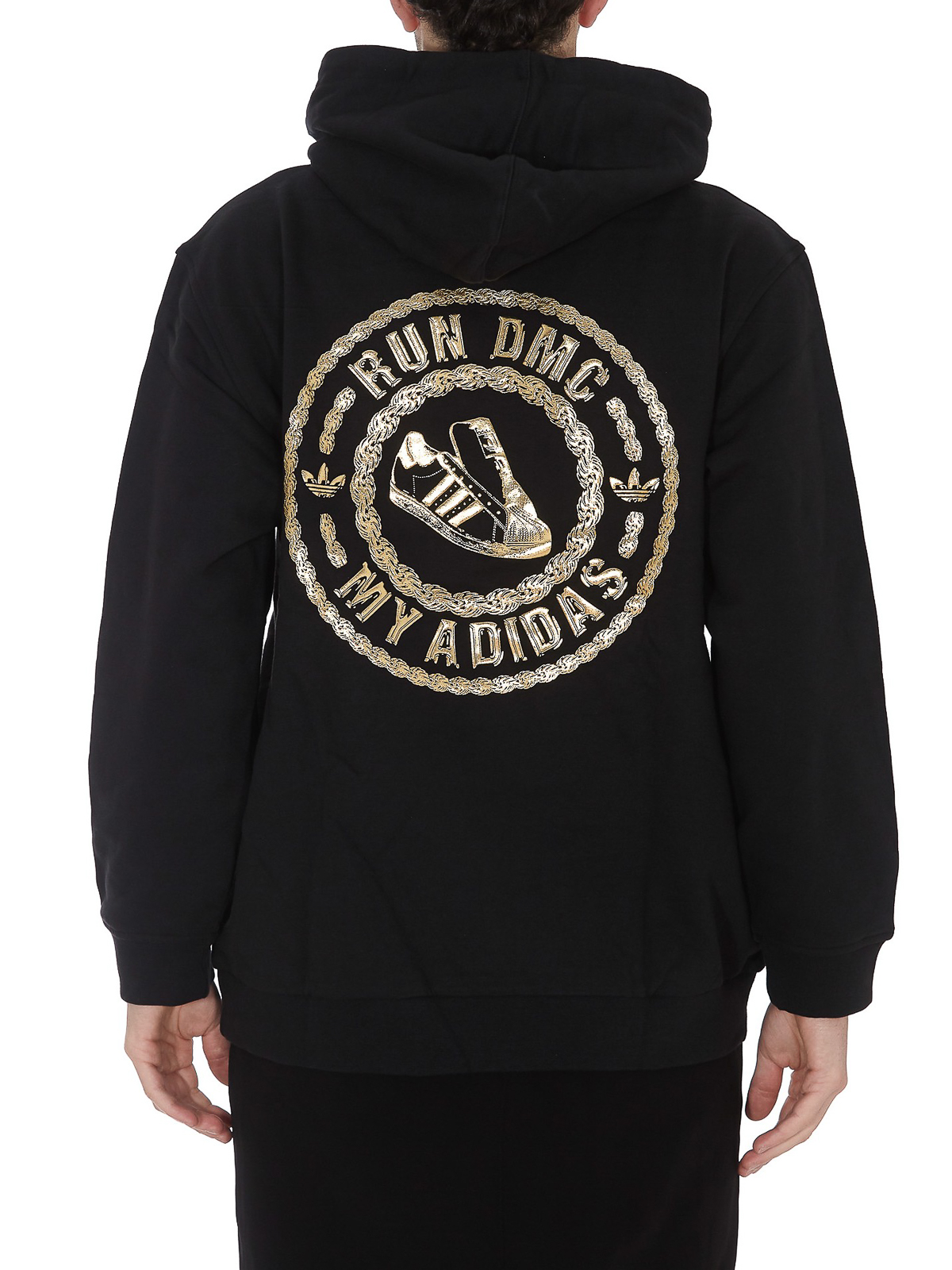 vertical sofá circuito Sweatshirts & Sweaters Adidas Originals - RUN-DMC cotton hoodie - GT1762