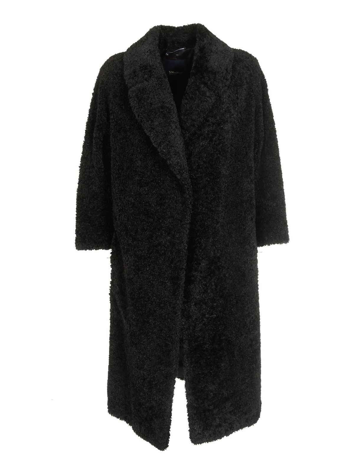 S Max Mara ロングコート - 黒 - ブラック|94560109000004