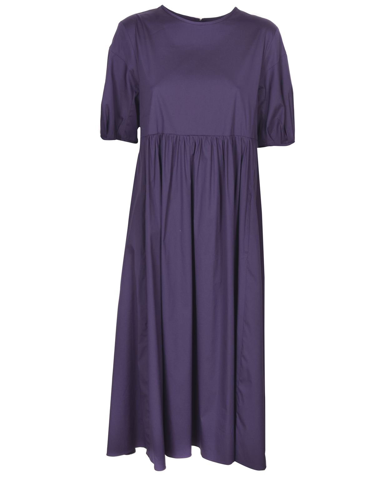 max mara purple dress Max Mara Footing Chiffon Mini Dress