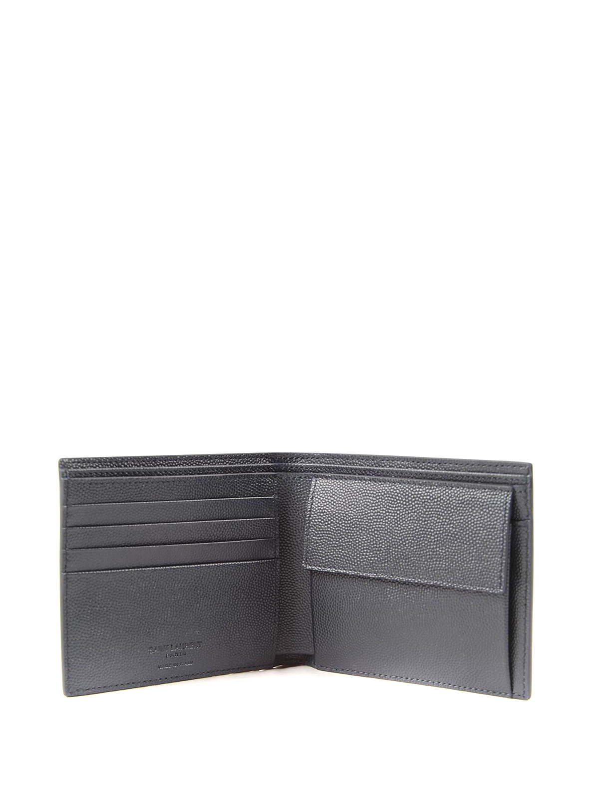 Saint Laurent Hammered Leather Wallet