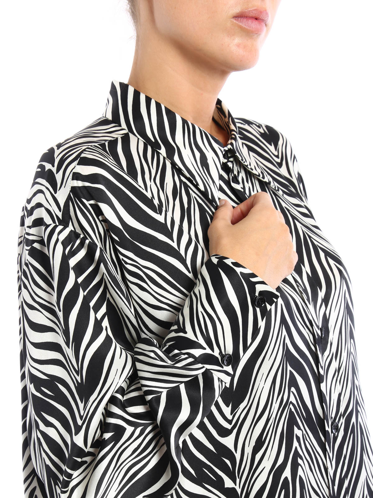 Saint laurent zebra outlet shirt