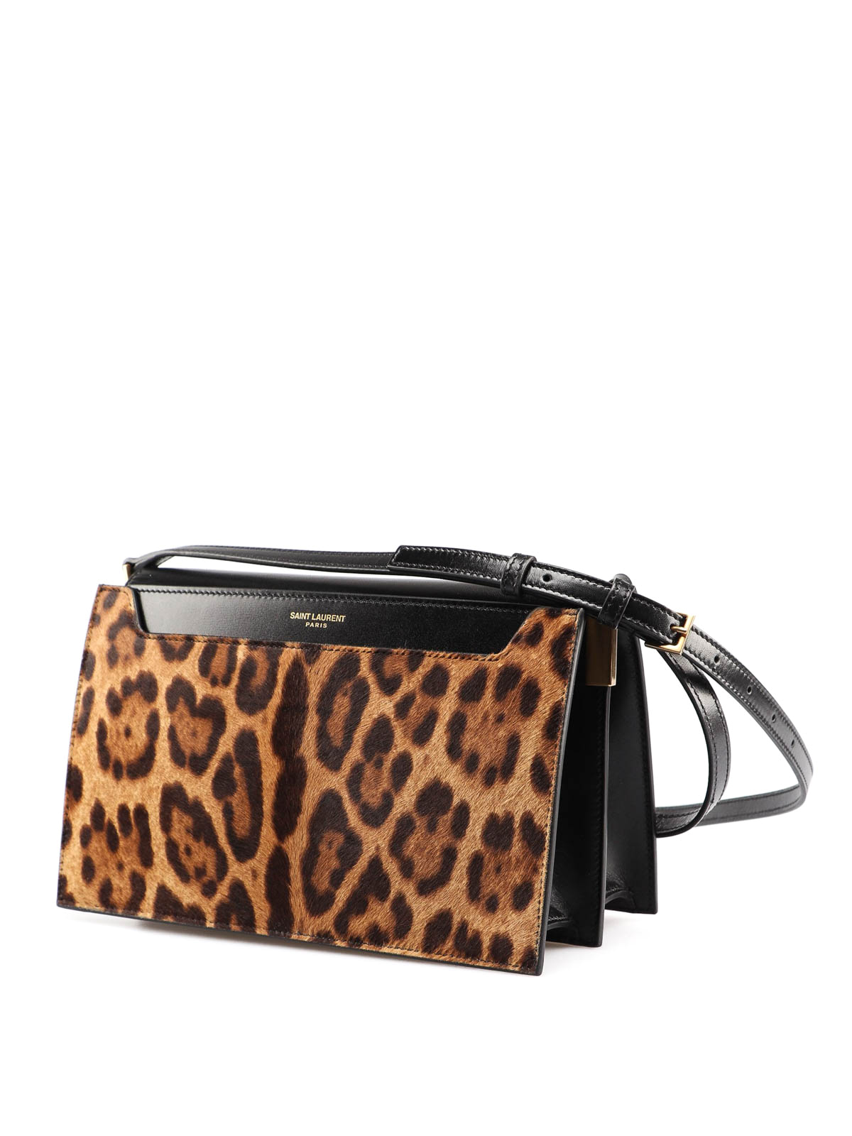 SAINT LAURENTバック￼ Saint Laurent Leo print leather shoulder bag | 53256101D3W2094