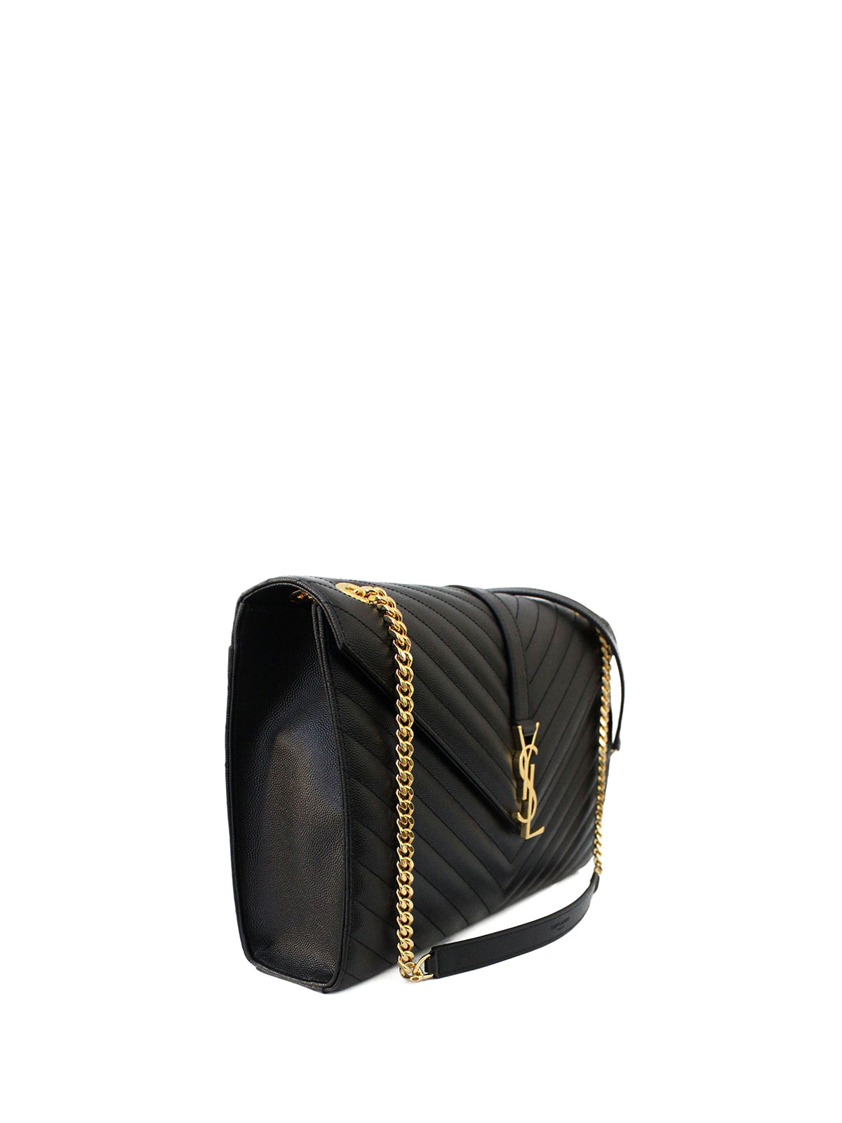 Shoulder bags Saint Laurent - Monogram matelassé leather satchel -  396910BOW011000