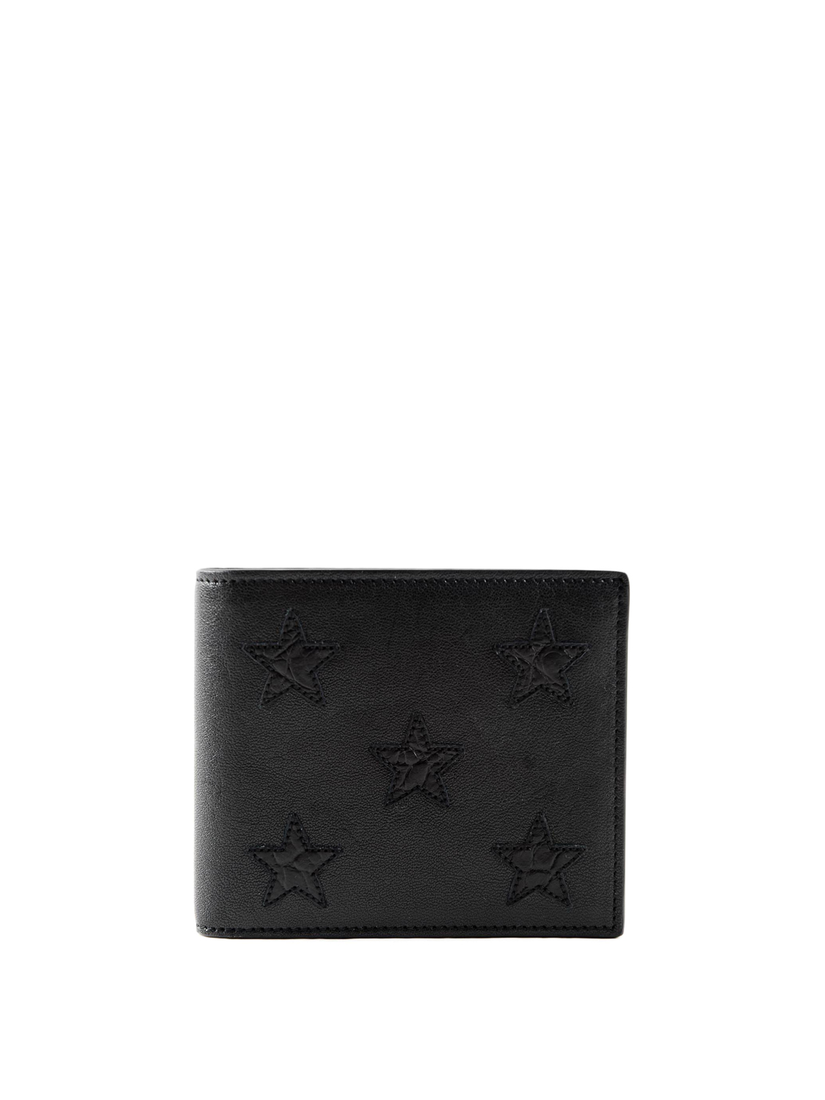 Saint Laurent Men's Tonal Monogram Leather Bifold Wallet