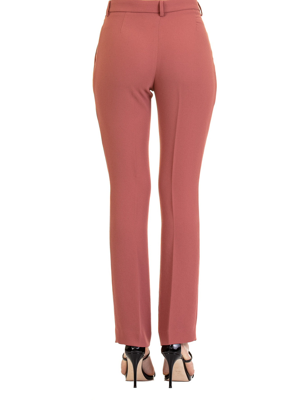 Casual trousers L' Autre Chose - Salmon pink slim trousers