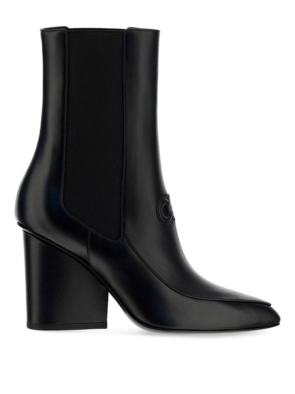 Salvatore Ferragamo ブラックブーティ（サルバトーレフェラガモ 