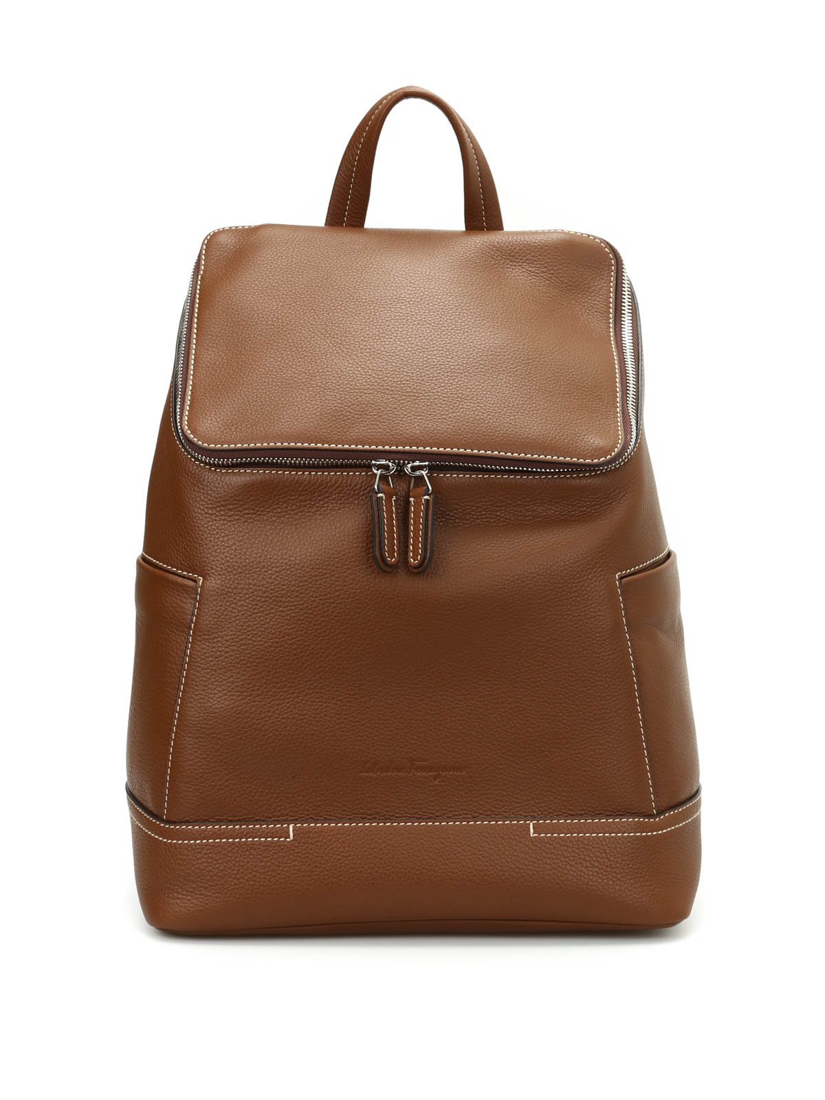 Leather Manhattan Backpack in Genuine Leather