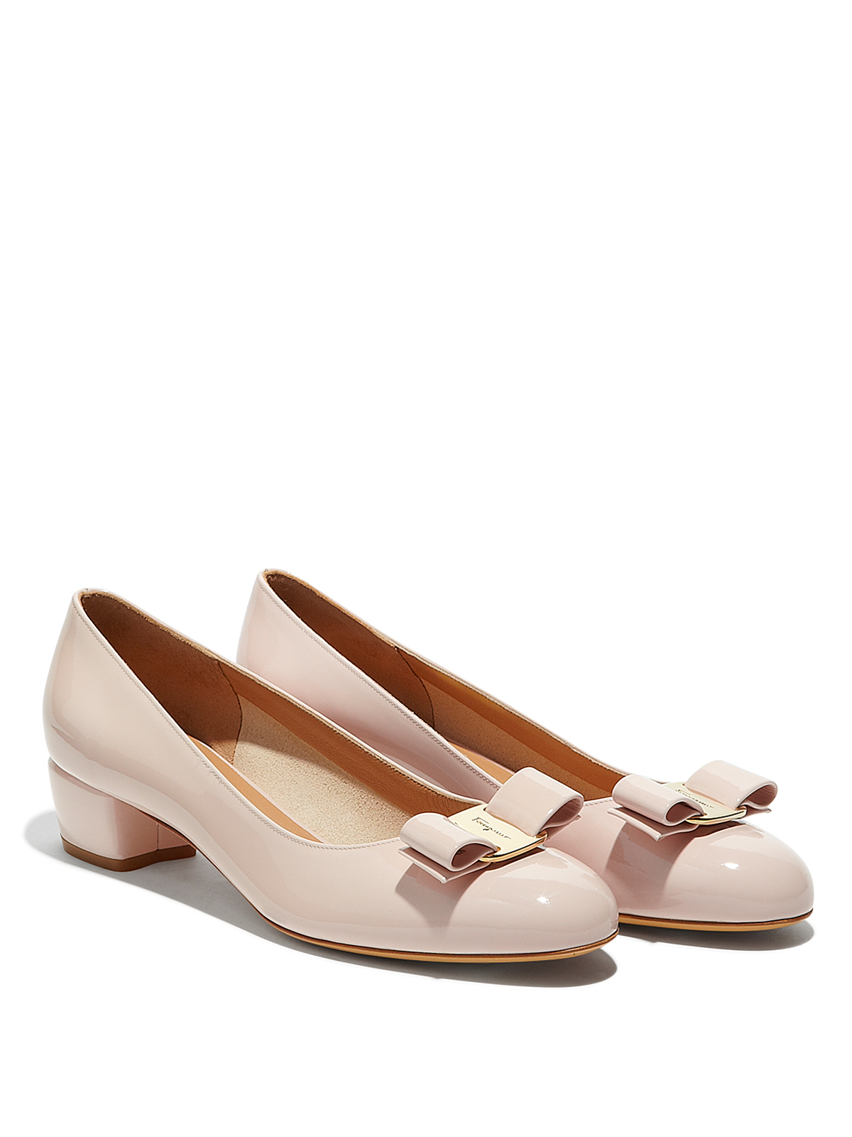 Ferragamo Vara mid heel pump - Light Pink - Women|01B221601023