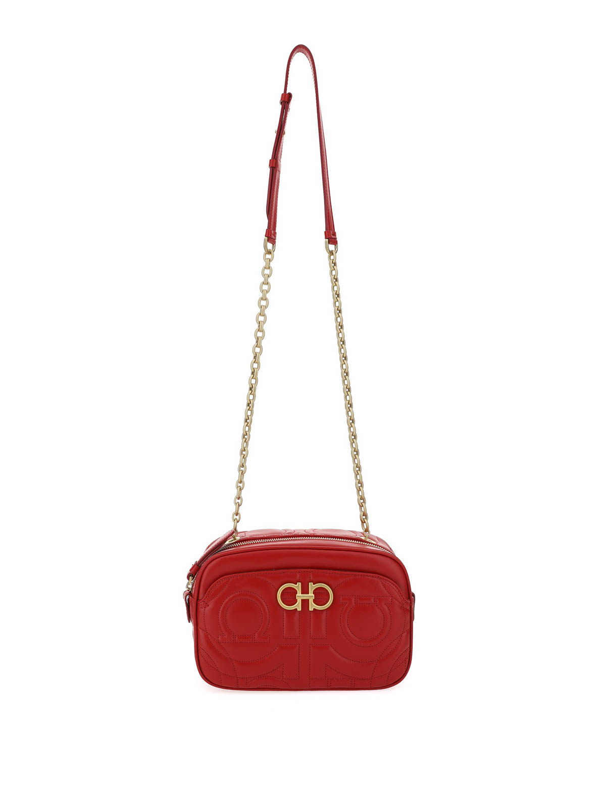 Salvatore ferragamo red crossbody bag sale