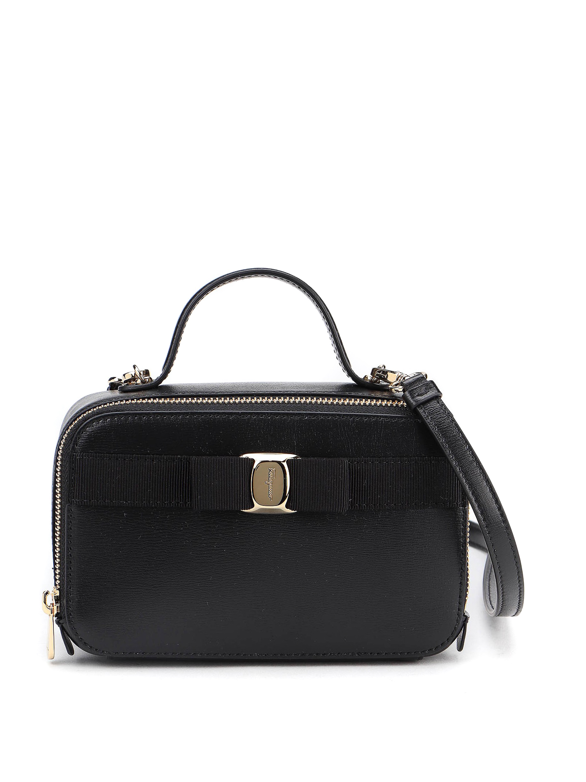 Cross body bags Salvatore Ferragamo Vara leather camera bag 22E004734479001