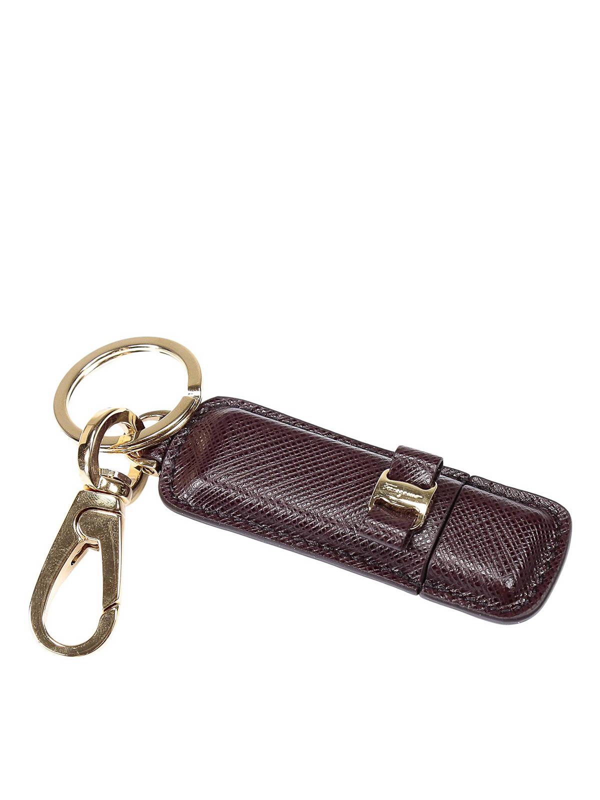 Key holders Salvatore Ferragamo - 16 GB USB Saffiano key holder -  61475022B948