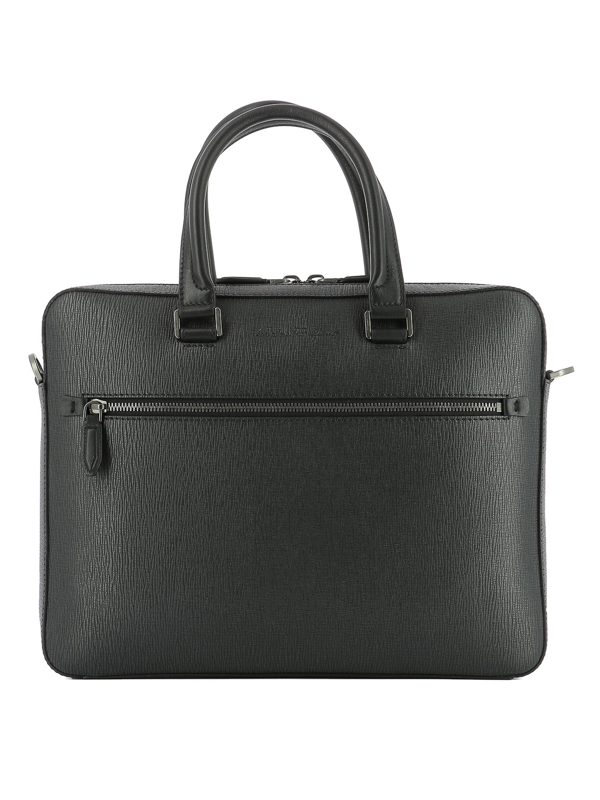 Ferragamo Revival 3.0 briefcase - Black - Men|240458670616