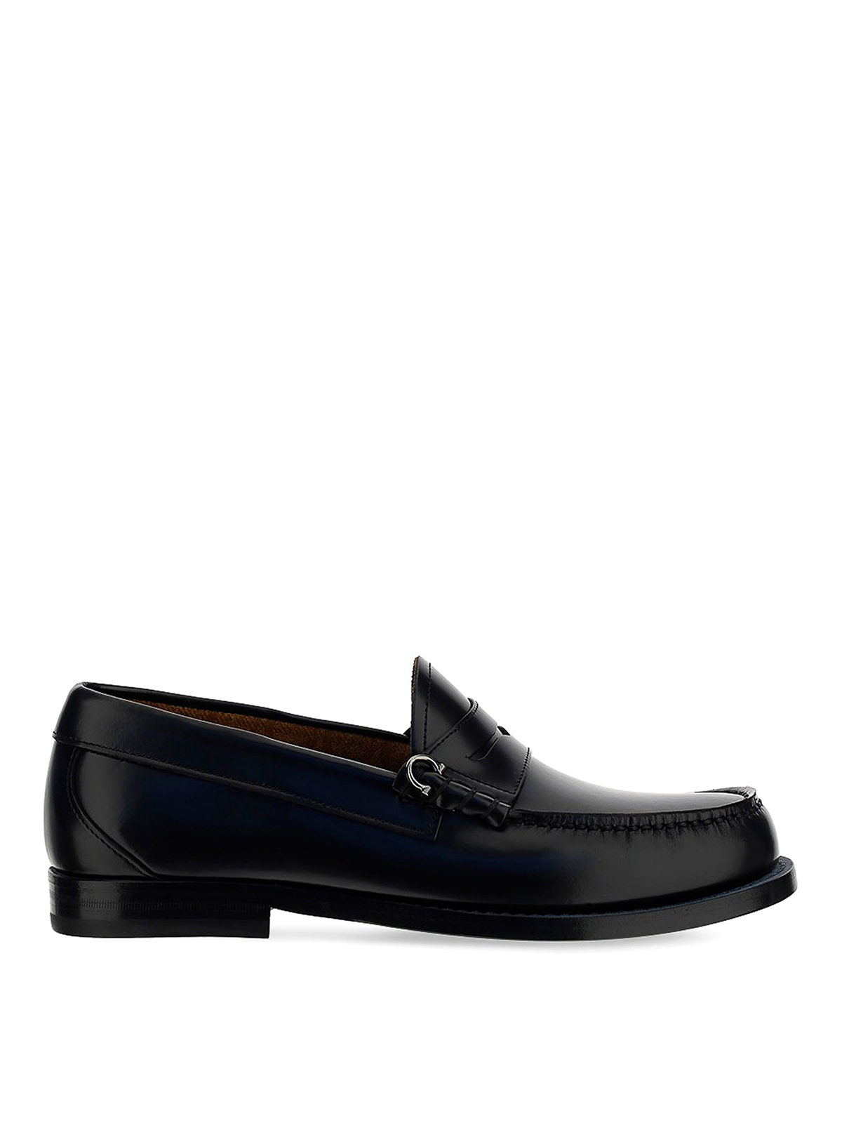SALVATORE FERRAGAMO RICCARDO LEATHER LOAFER Ferragamo Riccardo Loafers – NYC Designer Outlet main image 3