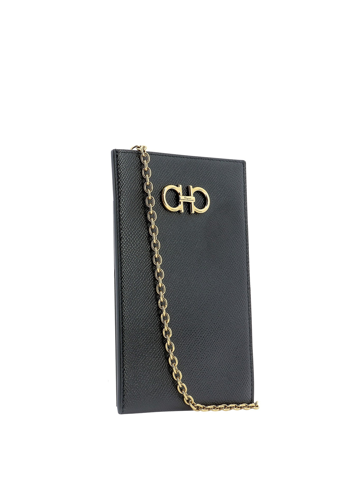 【SALVATORE FERRAGAMO】GANCINI SMARTPHONE CASE FERRAGAMO - Gancini leather mobile phone case blue - The Corner