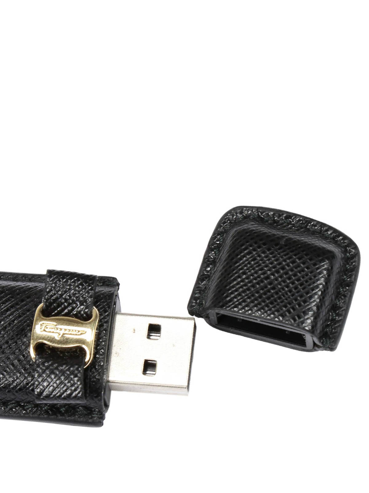 Key holders Salvatore Ferragamo - 16 GB USB Saffiano key holder -  61475022B948